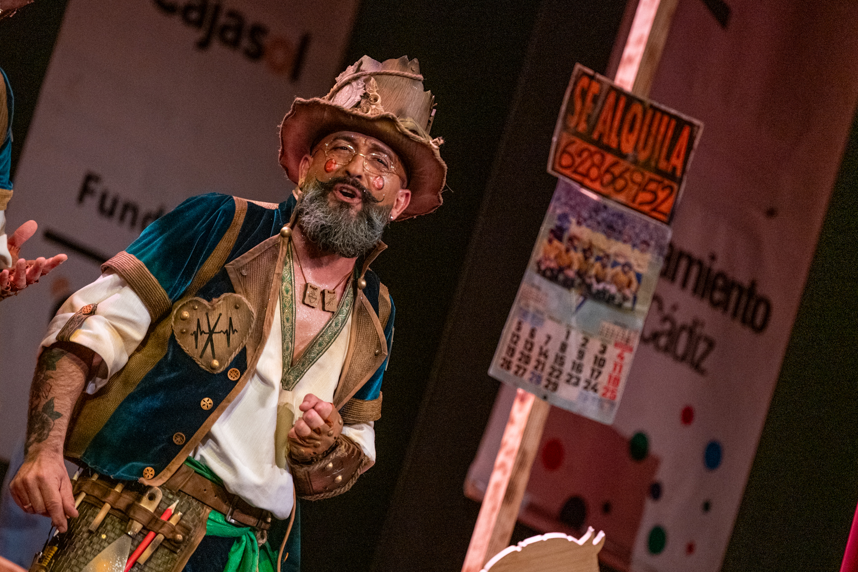 Comparsa, Tocando madera - Preliminares