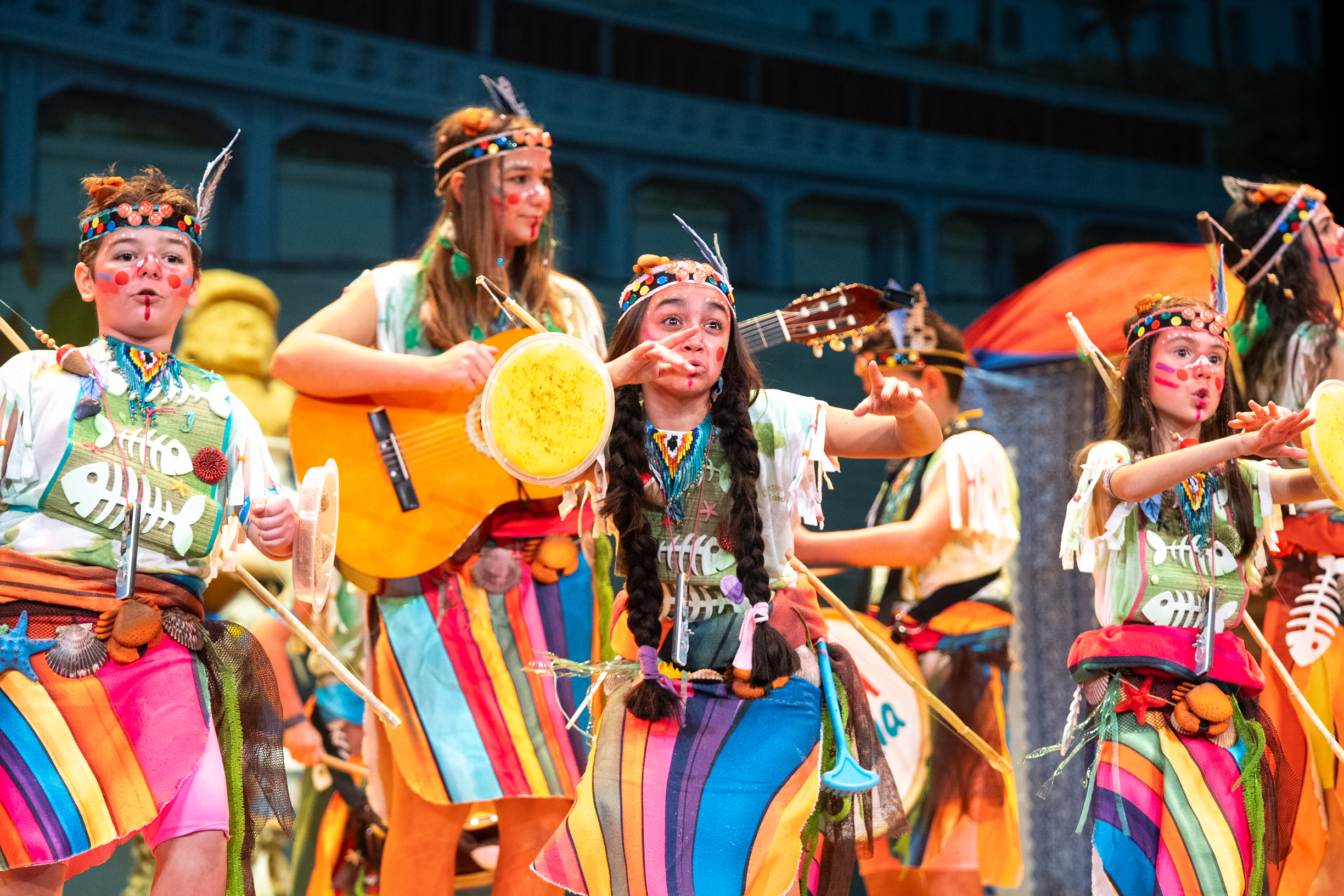 Chirigota, Los pieles rojas de la Caleta - Semifinal