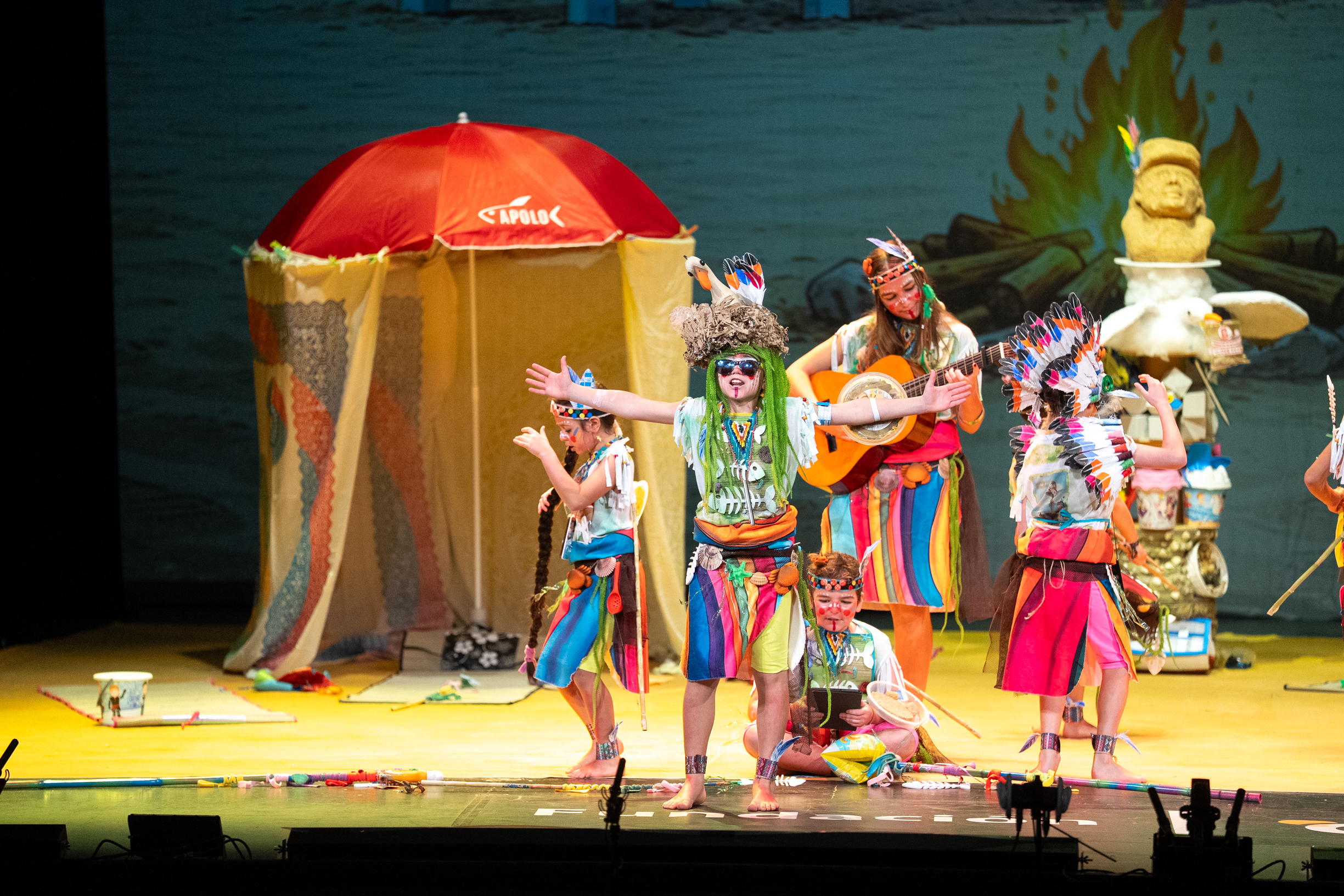 Chirigota, Los pieles rojas de la Caleta - Semifinal