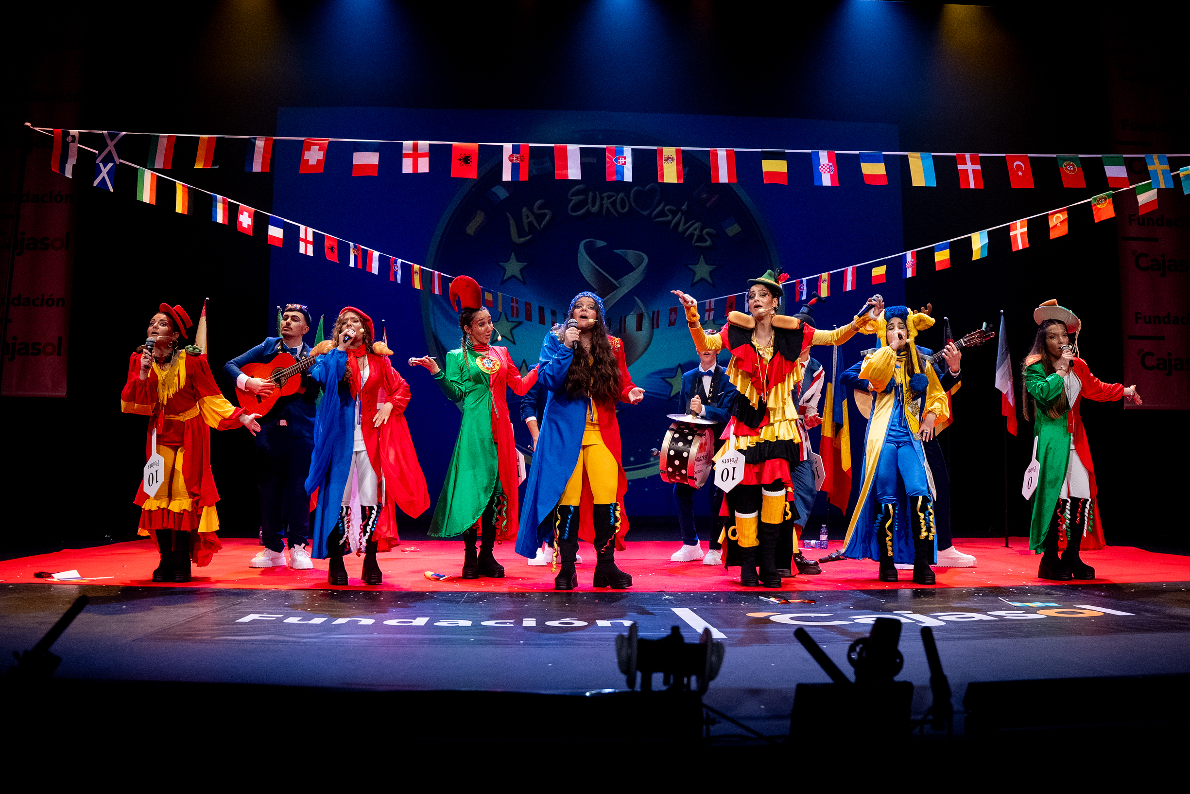 Chirigota juvenil, Las Eurovisivas - Semifinal