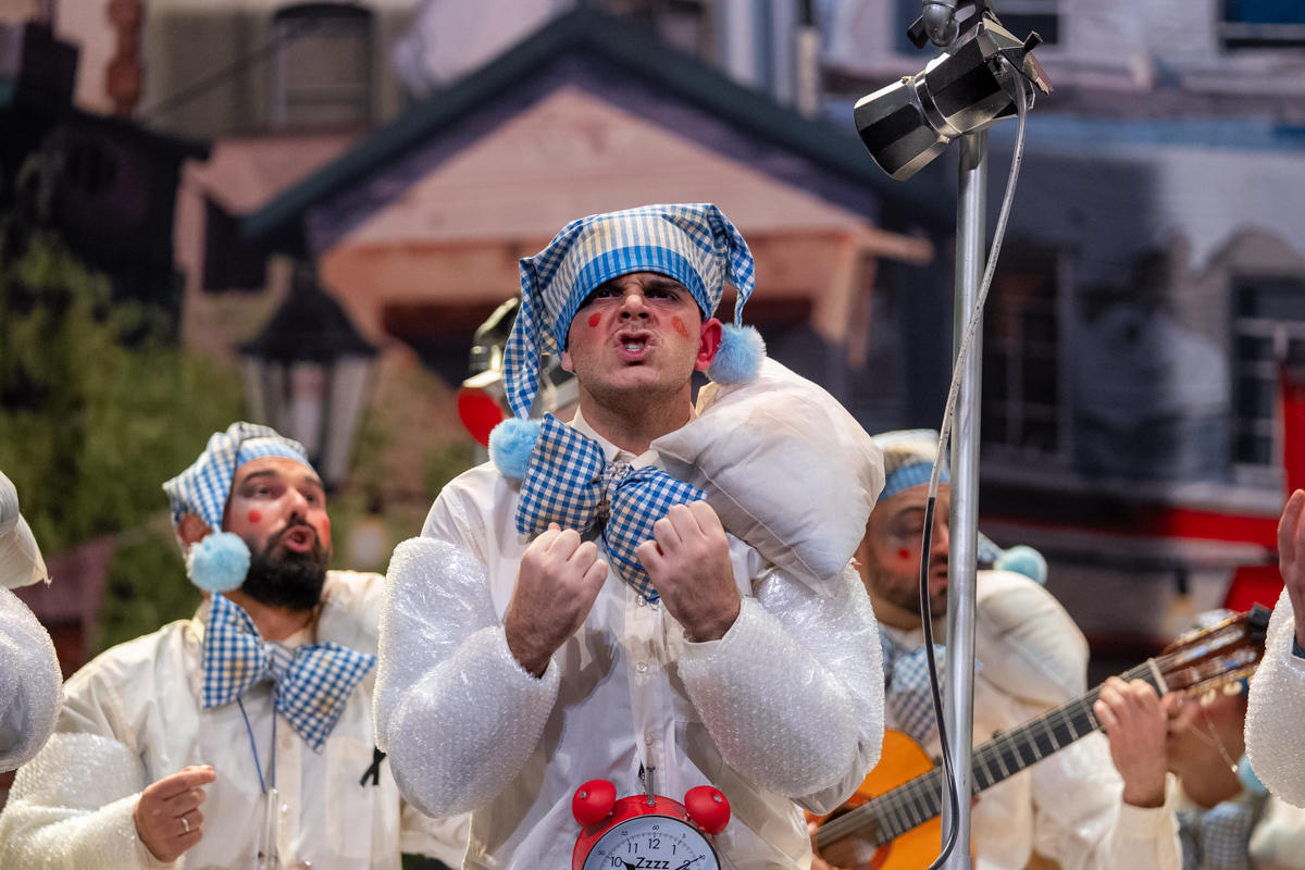 Chirigota, Los que luchan por su sueño (Los narcolépticos) - Preliminares