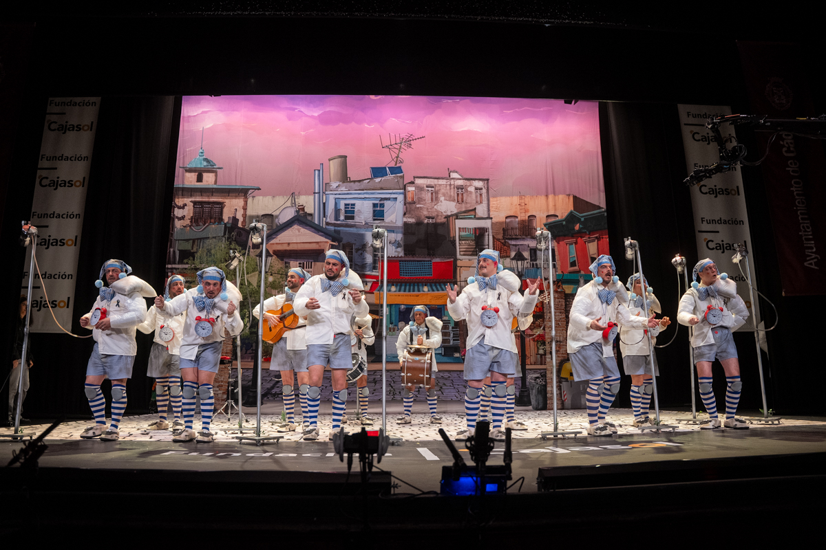 Chirigota, Los que luchan por su sueño (Los narcolépticos) - Preliminares