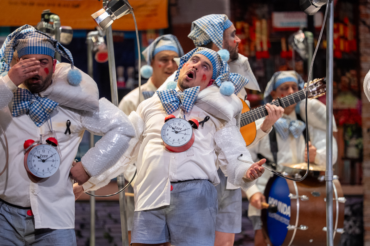 Chirigota, Los que luchan por su sueño (Los narcolépticos) - Preliminares