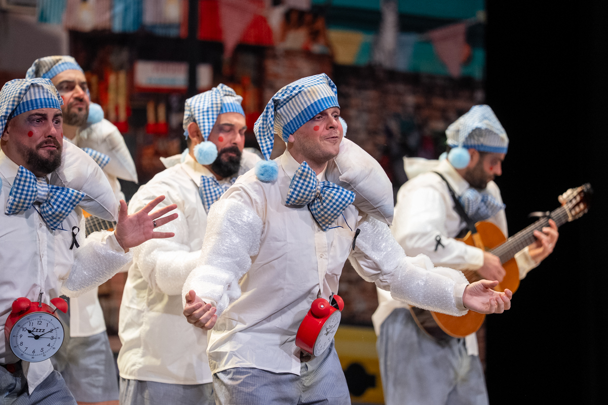 Chirigota, Los que luchan por su sueño (Los narcolépticos) - Preliminares