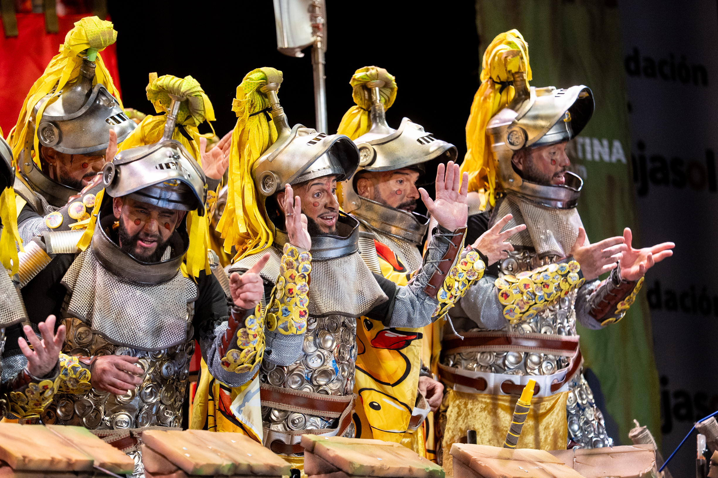 Chirigota, Nos hemos venío arriba - Cuartos