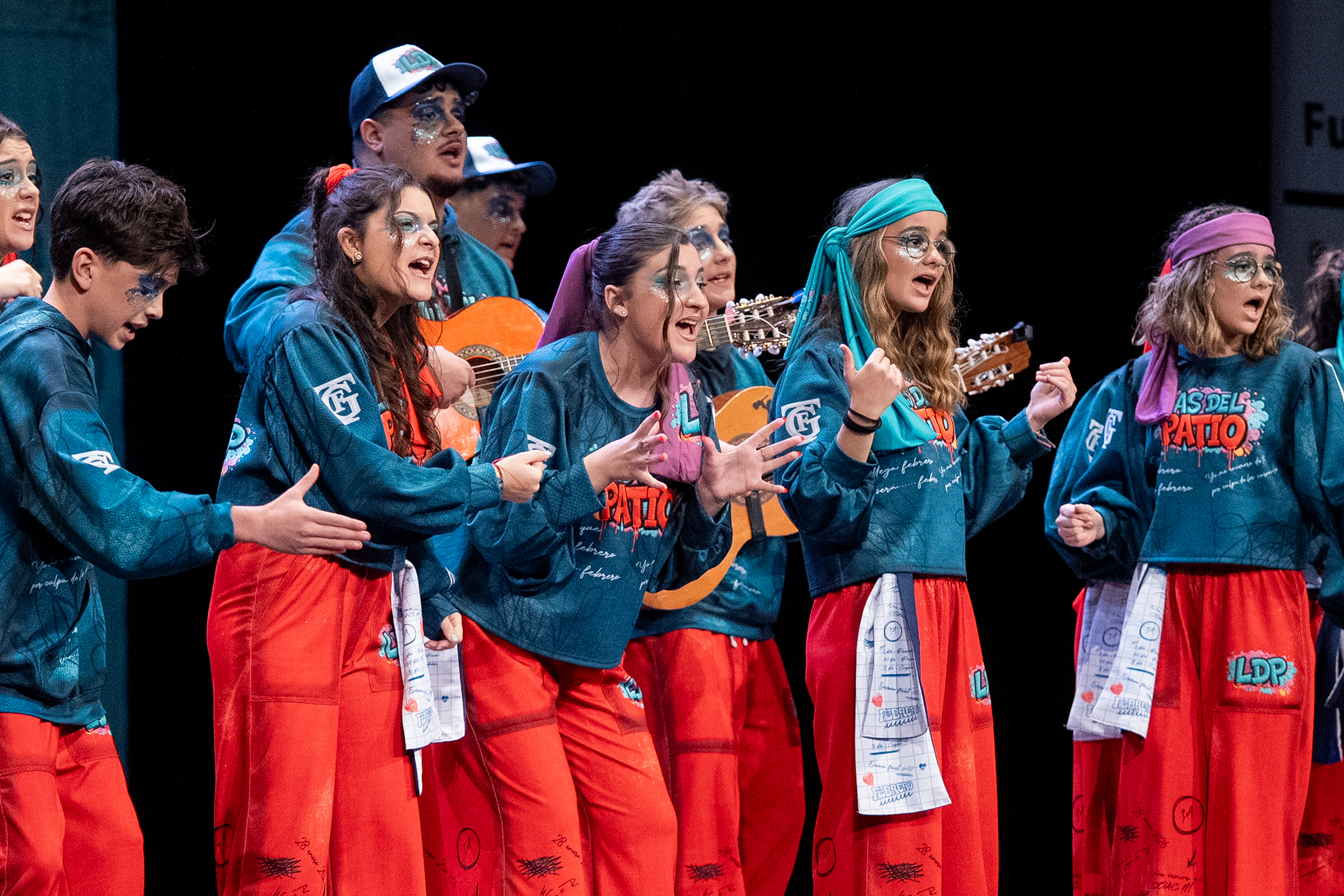 Comparsa Juvenil, Las del patio - Semifinal