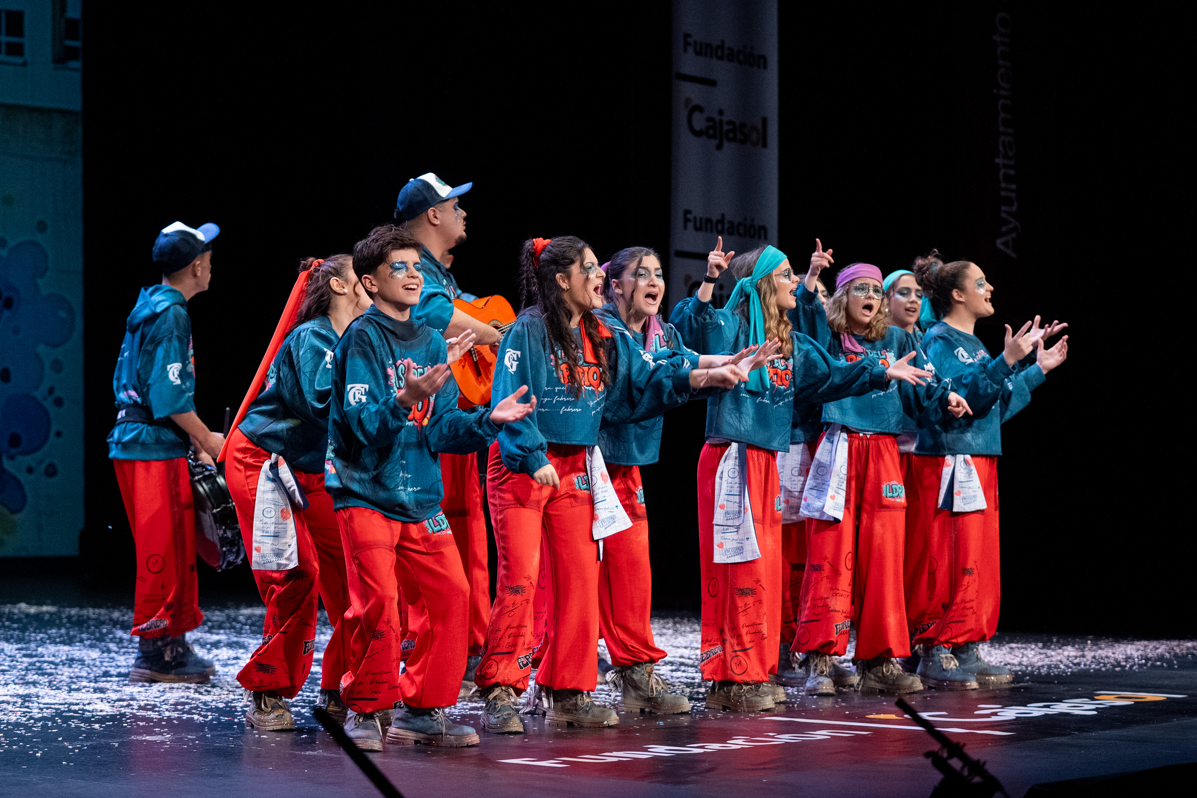 Comparsa Juvenil, Las del patio - Semifinal