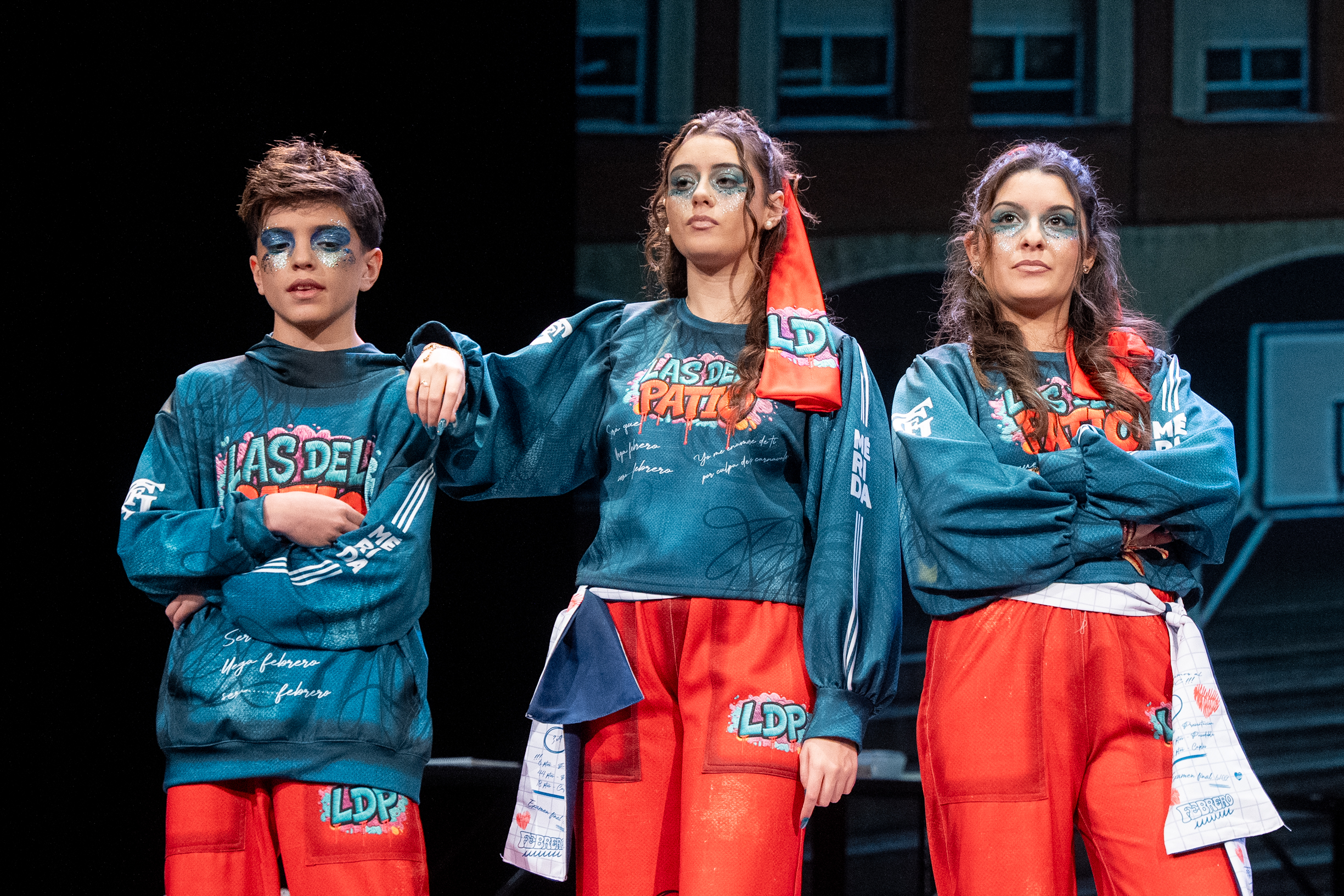 Comparsa Juvenil, Las del patio - Semifinal