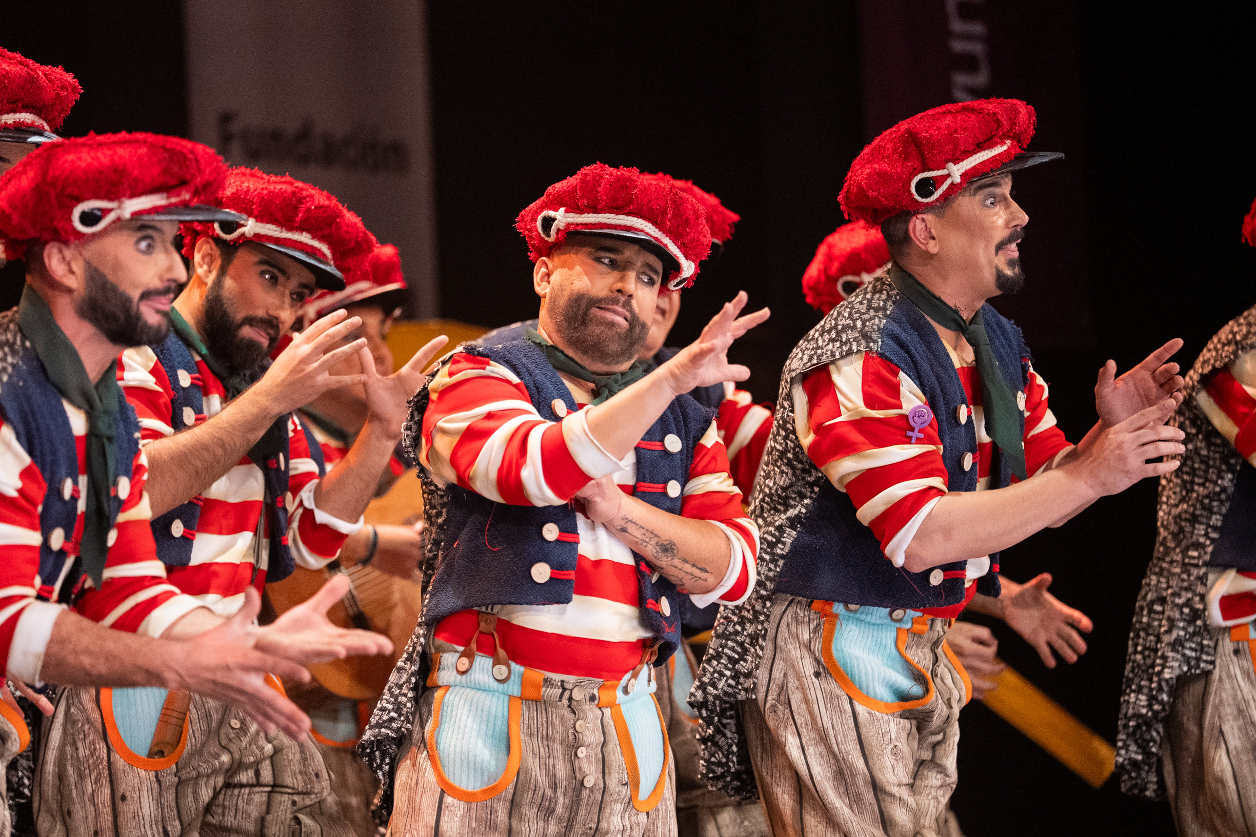 Comparsa, Los pájaros carpinteros - Semifinales