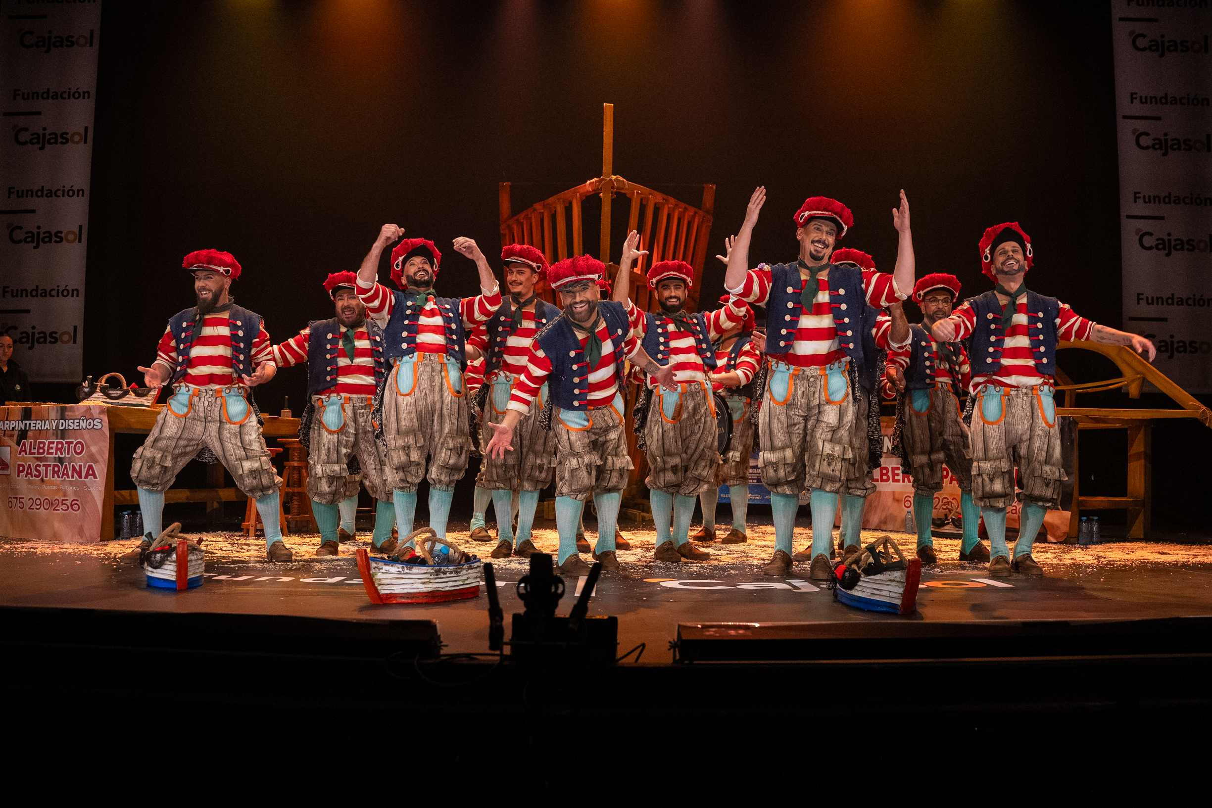 Comparsa, Los pájaros carpinteros - Semifinales