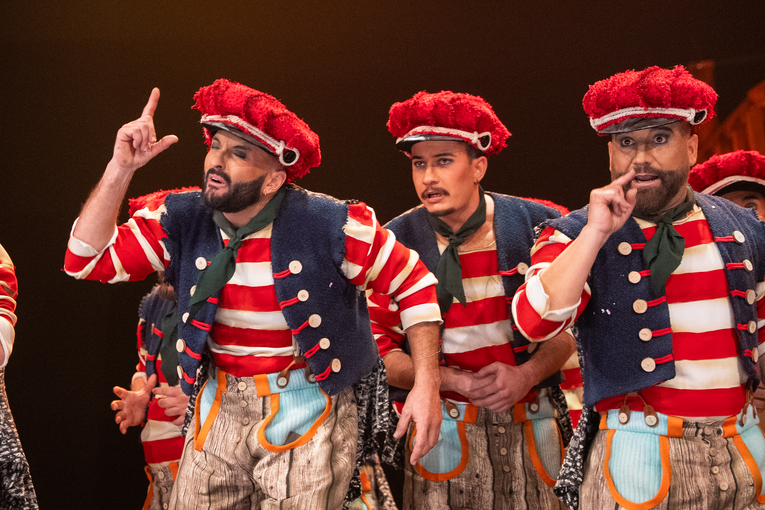 Comparsa, Los pájaros carpinteros - Semifinales