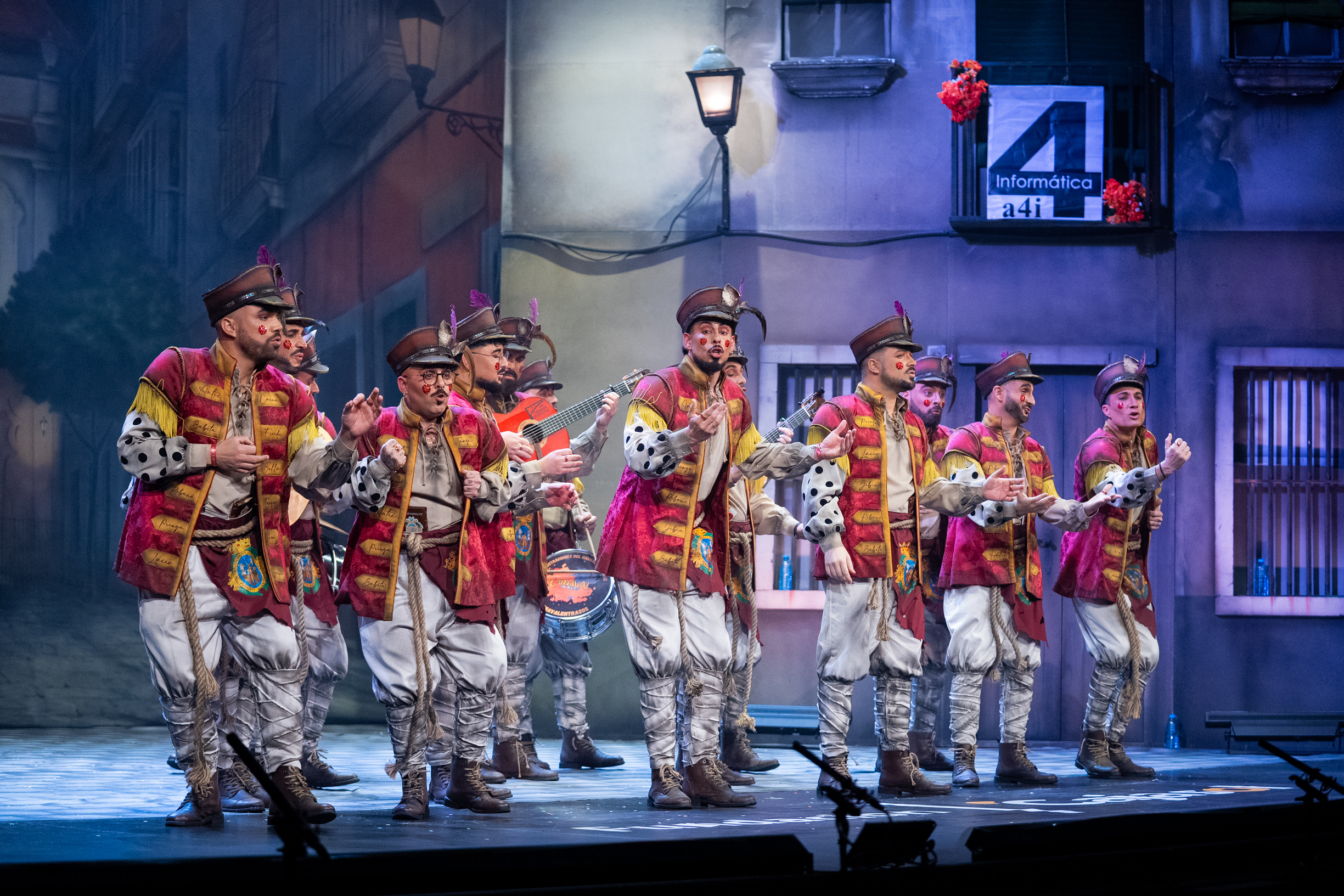 Comparsa, La palabra de Cádiz - Cuartos