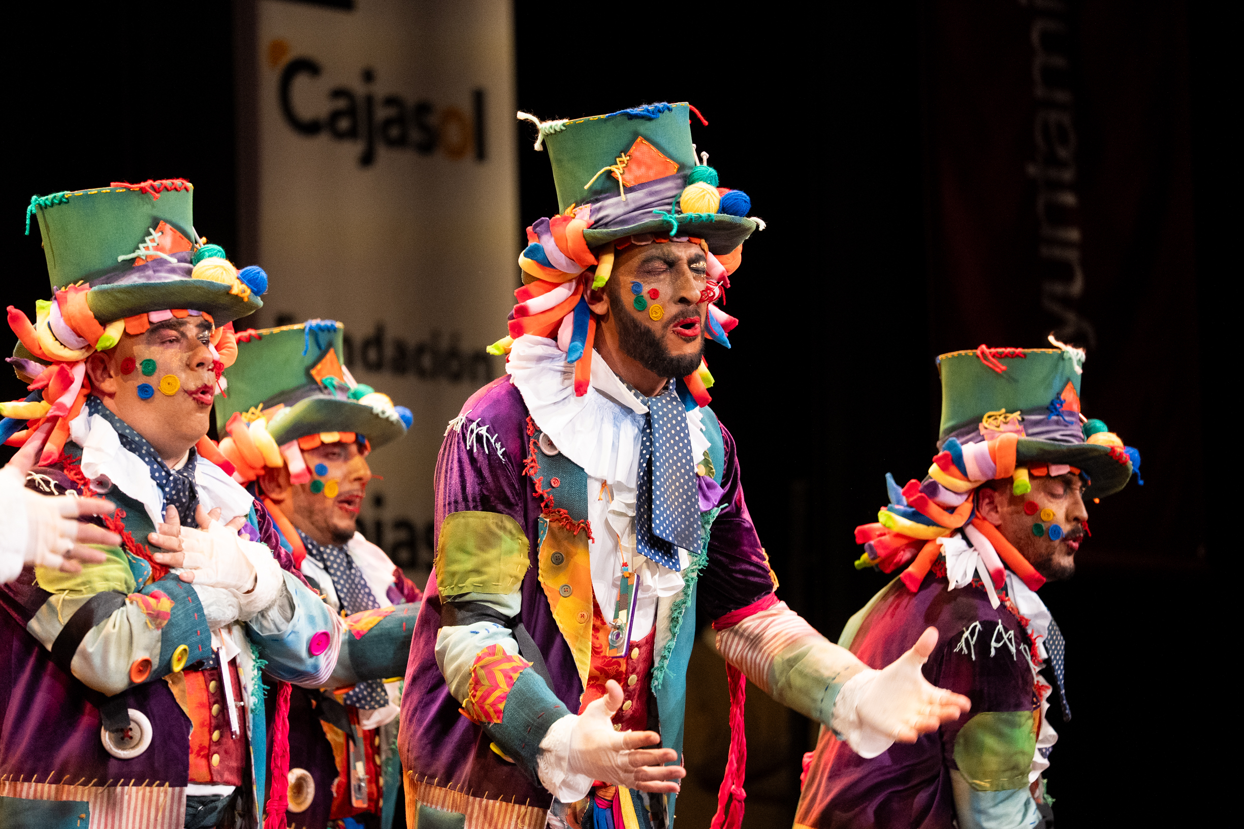 Comparsa, Los trapos - Preliminares