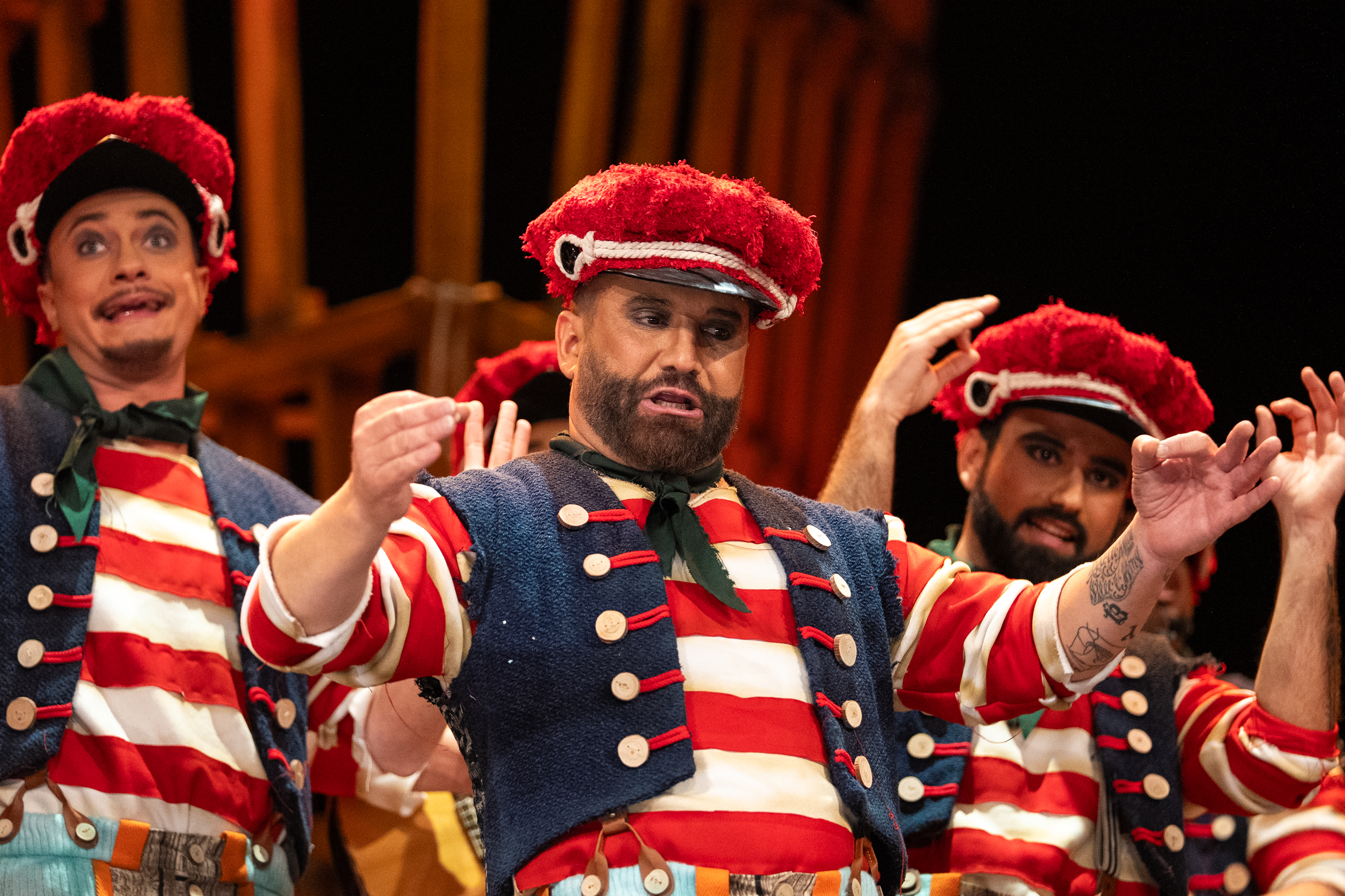 Comparsa, Los pájaros carpinteros - Cuartos