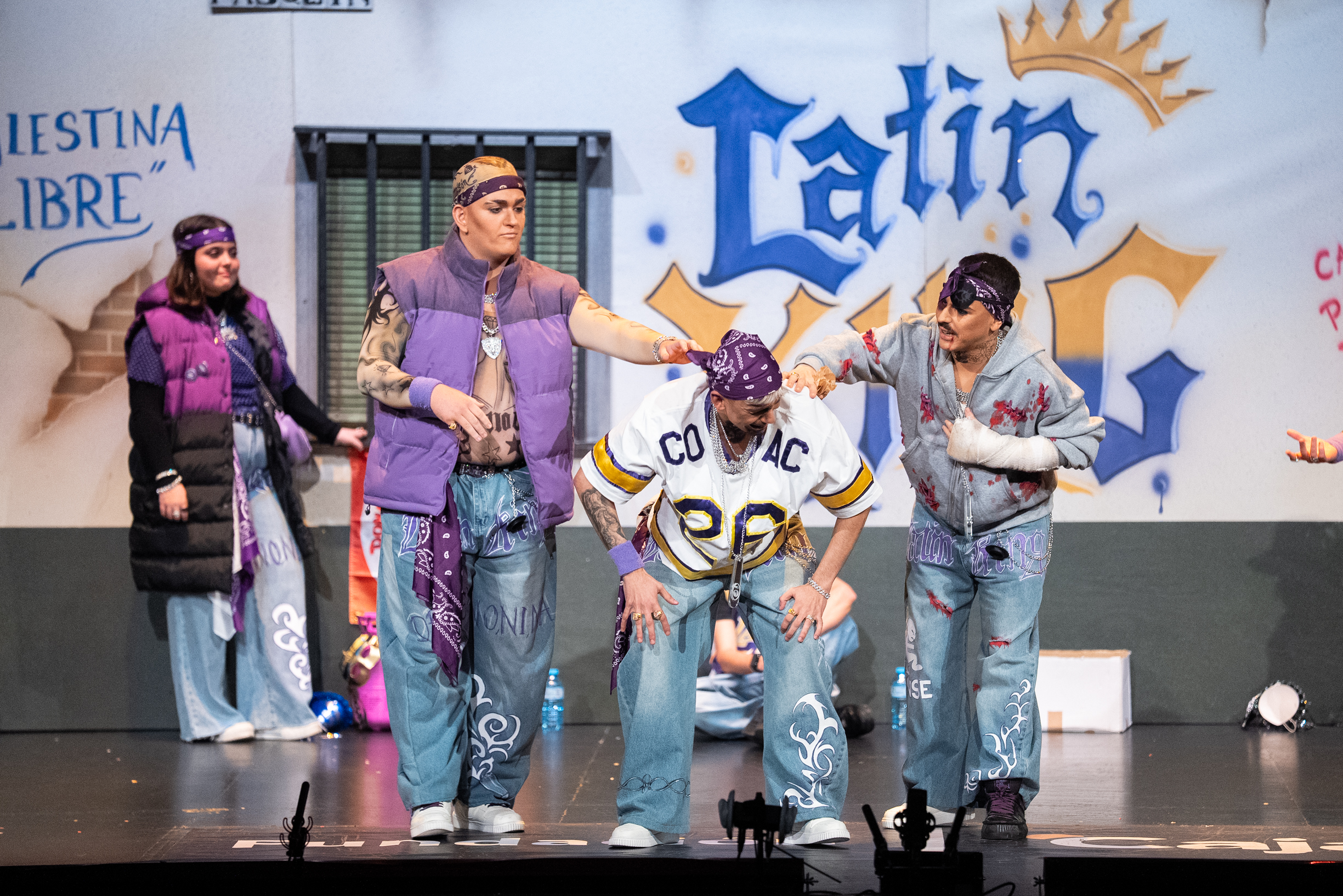 Cuarteto, Los latin king (De la calle Paskín) - Cuartos