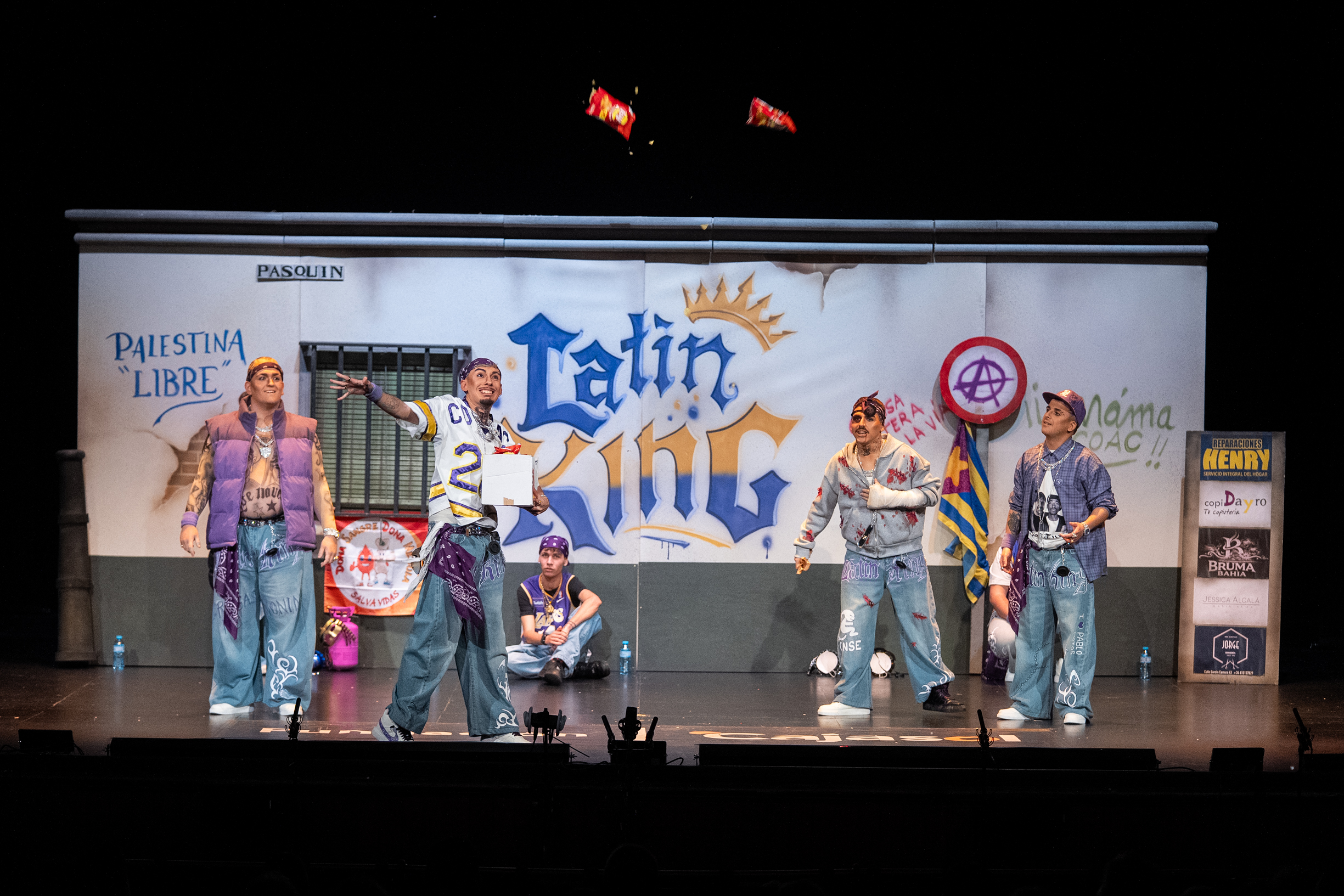 Cuarteto, Los latin king (De la calle Paskín) - Cuartos