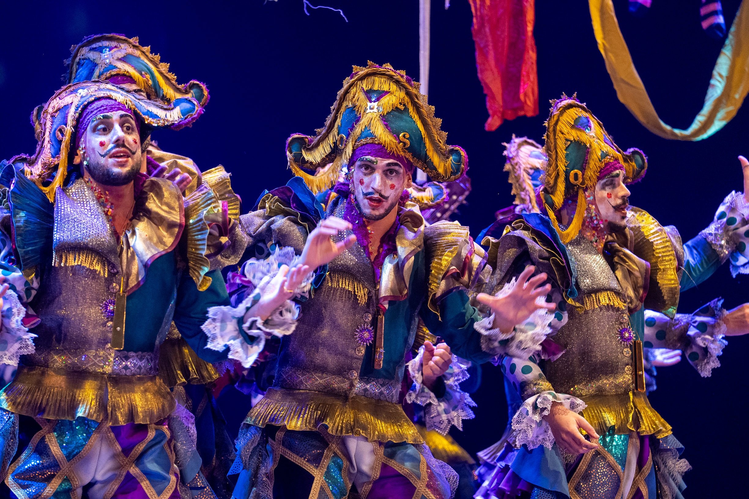 Comparsa, Los locos - Preliminares