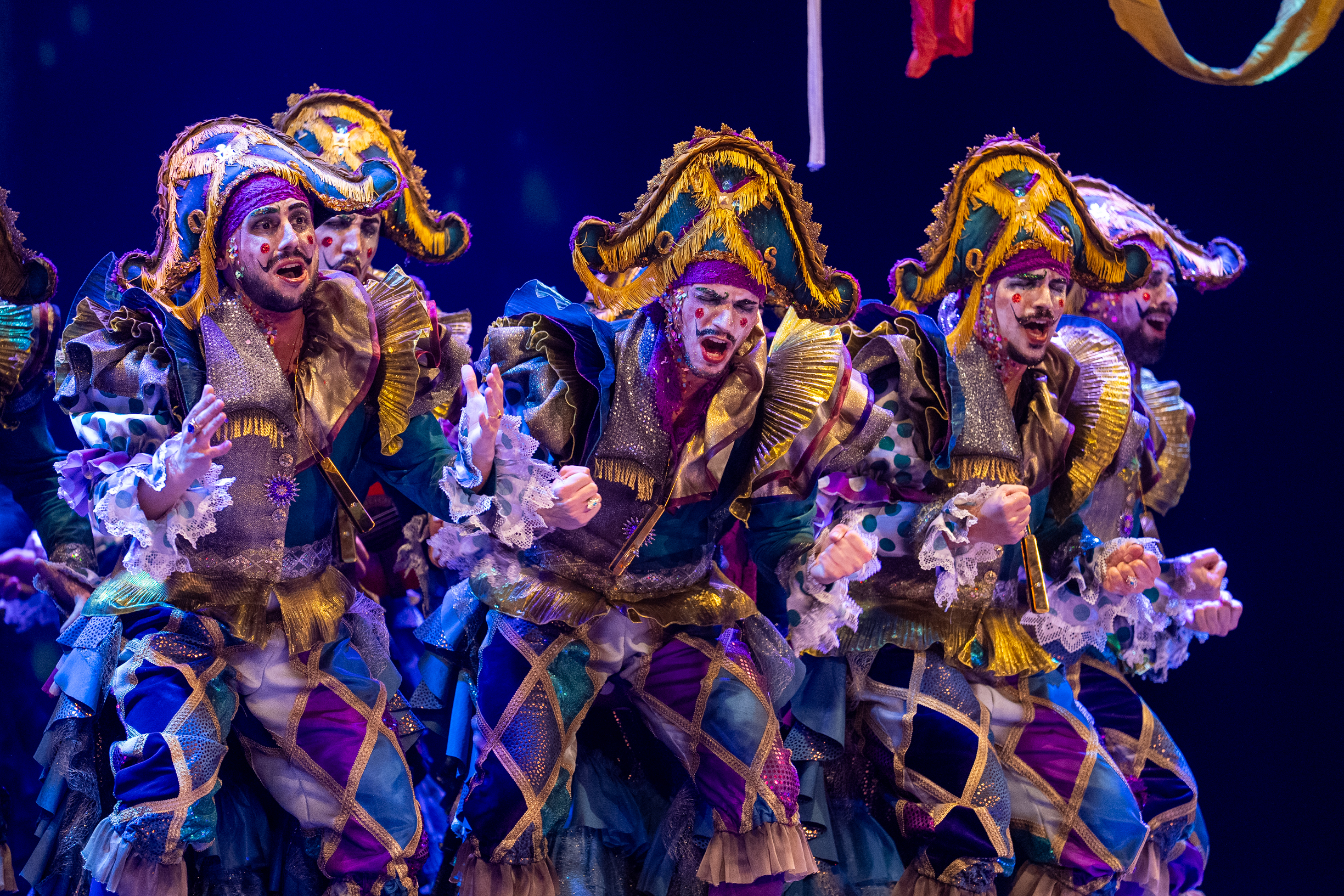 Comparsa, Los locos - Preliminares