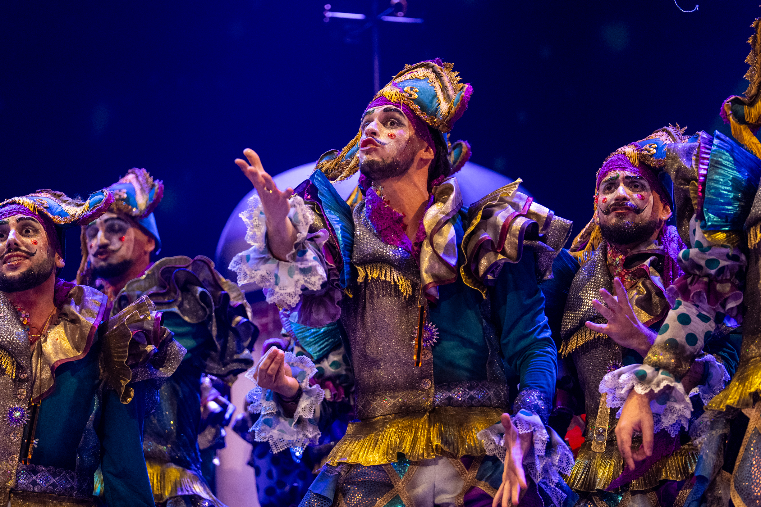 Comparsa, Los locos - Preliminares