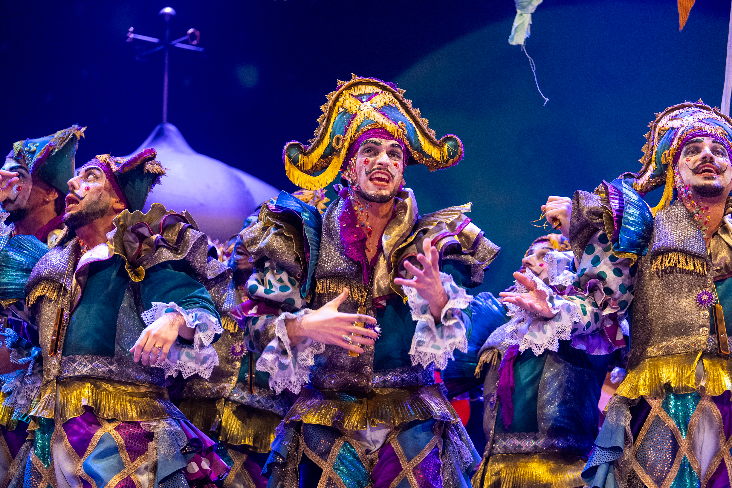 Comparsa, Los locos - Preliminares