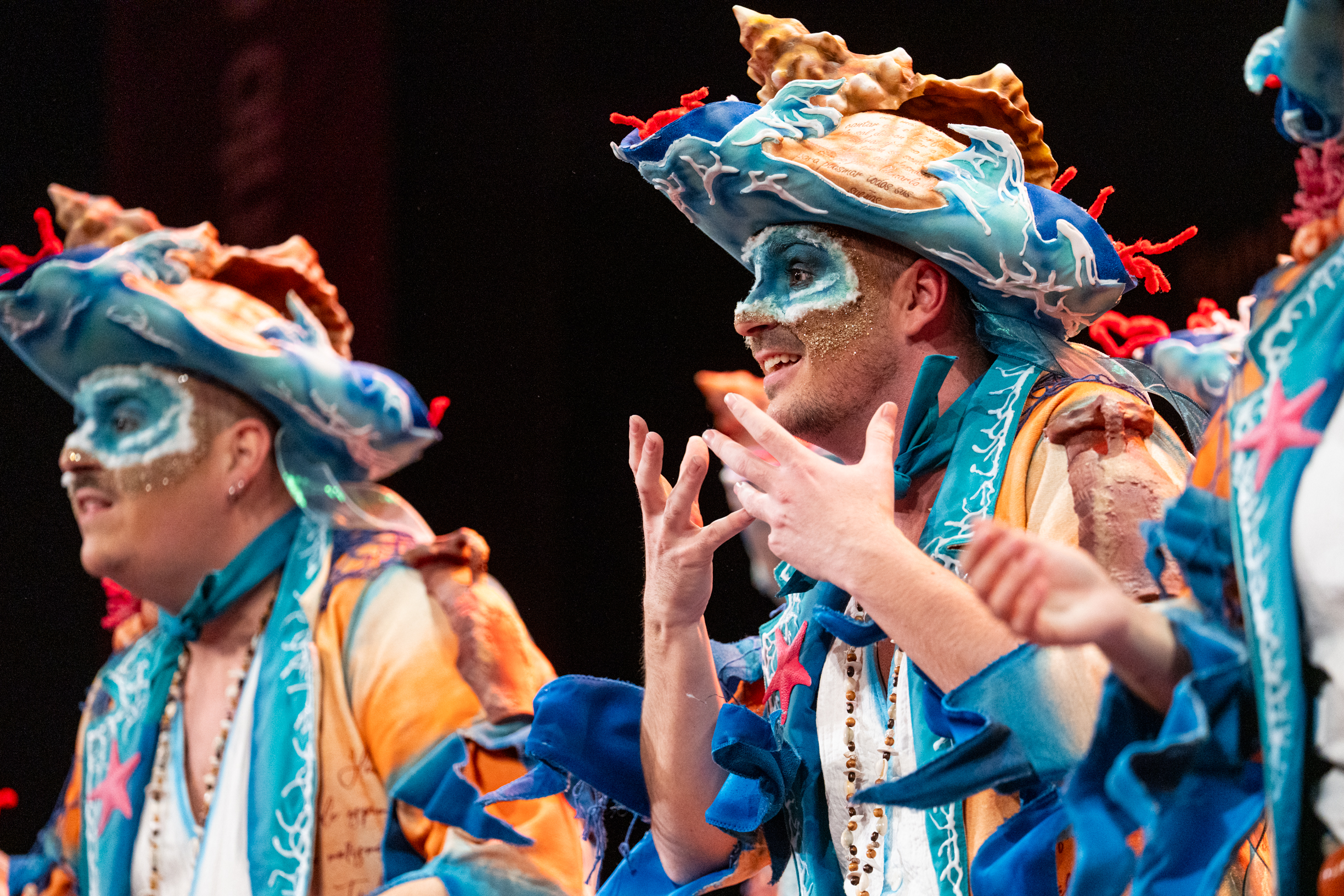 Comparsa, Los que escriben en la arena - Preliminares