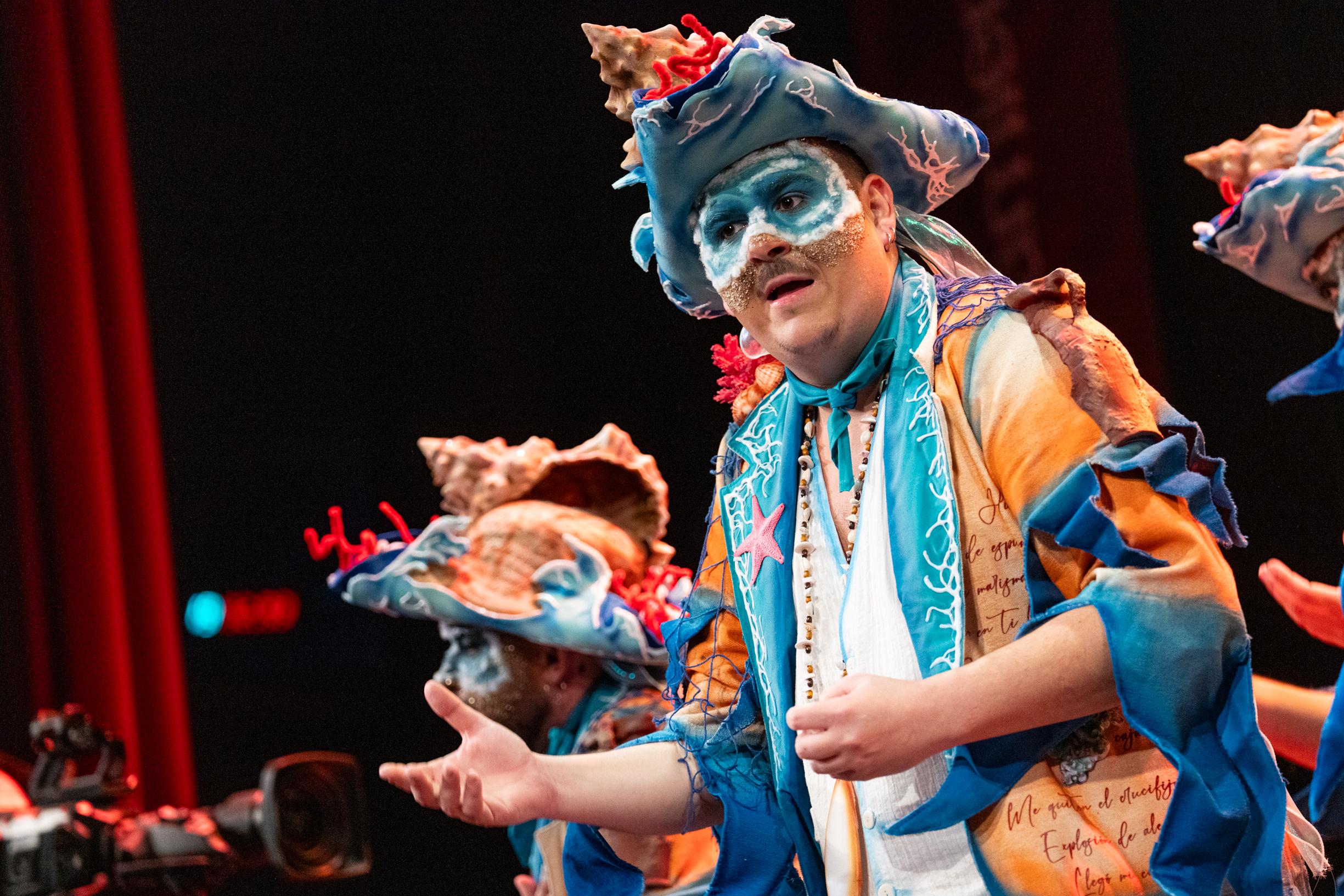 Comparsa, Los que escriben en la arena - Preliminares