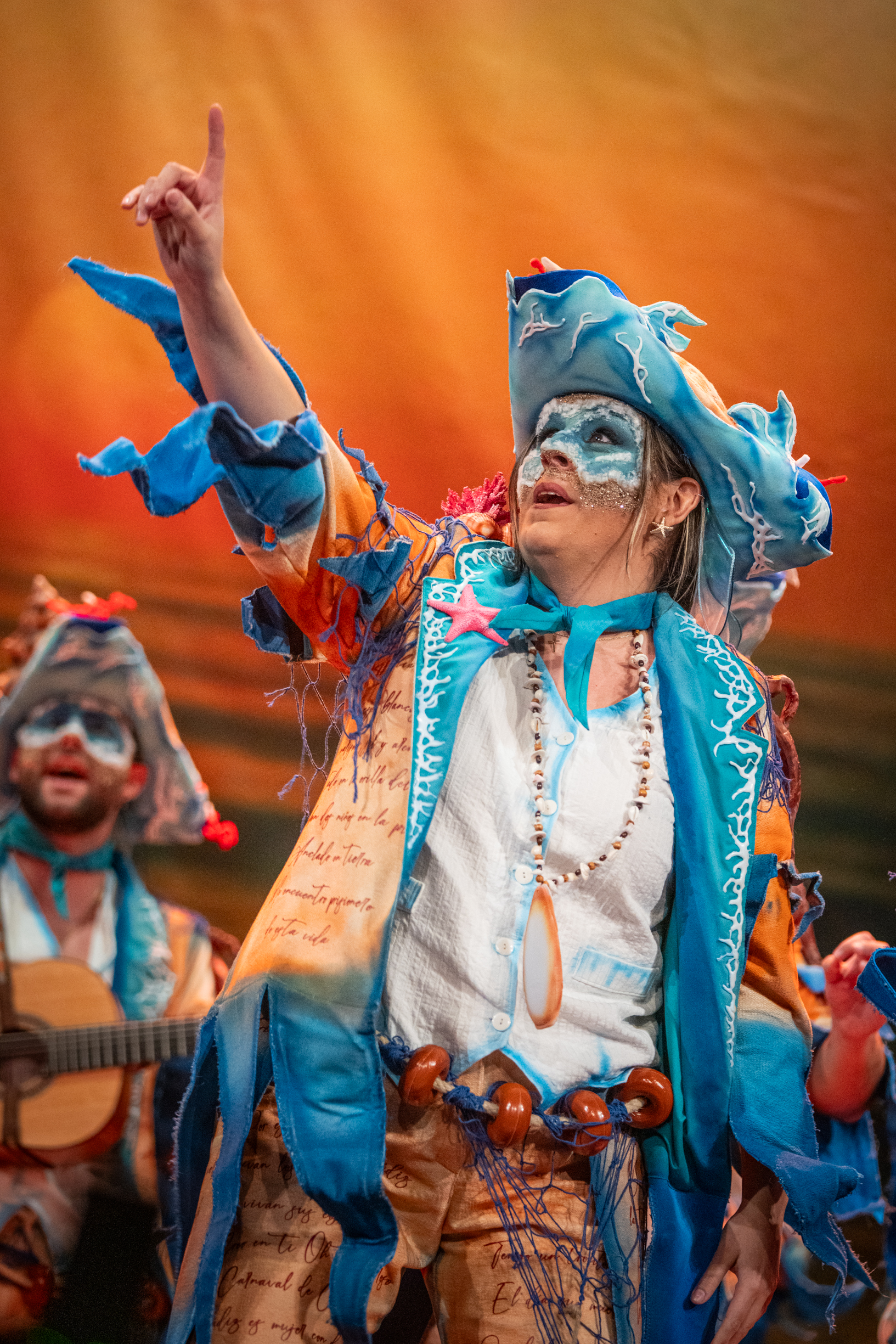 Comparsa, Los que escriben en la arena - Preliminares