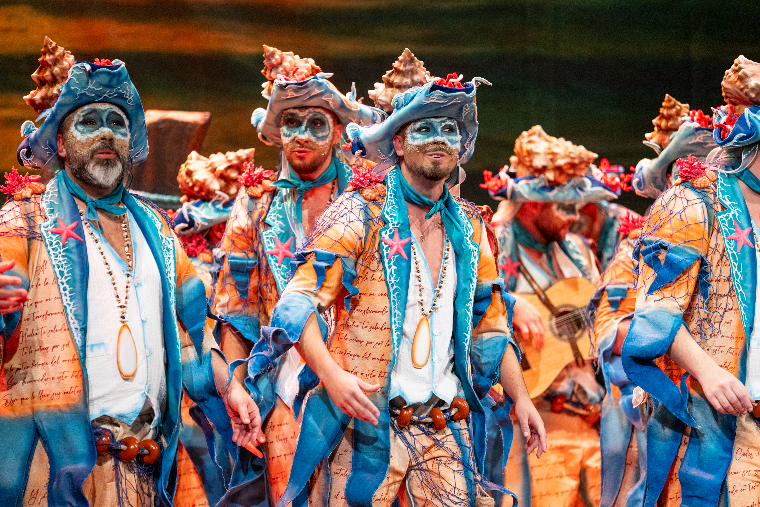 Comparsa, Los que escriben en la arena - Preliminares