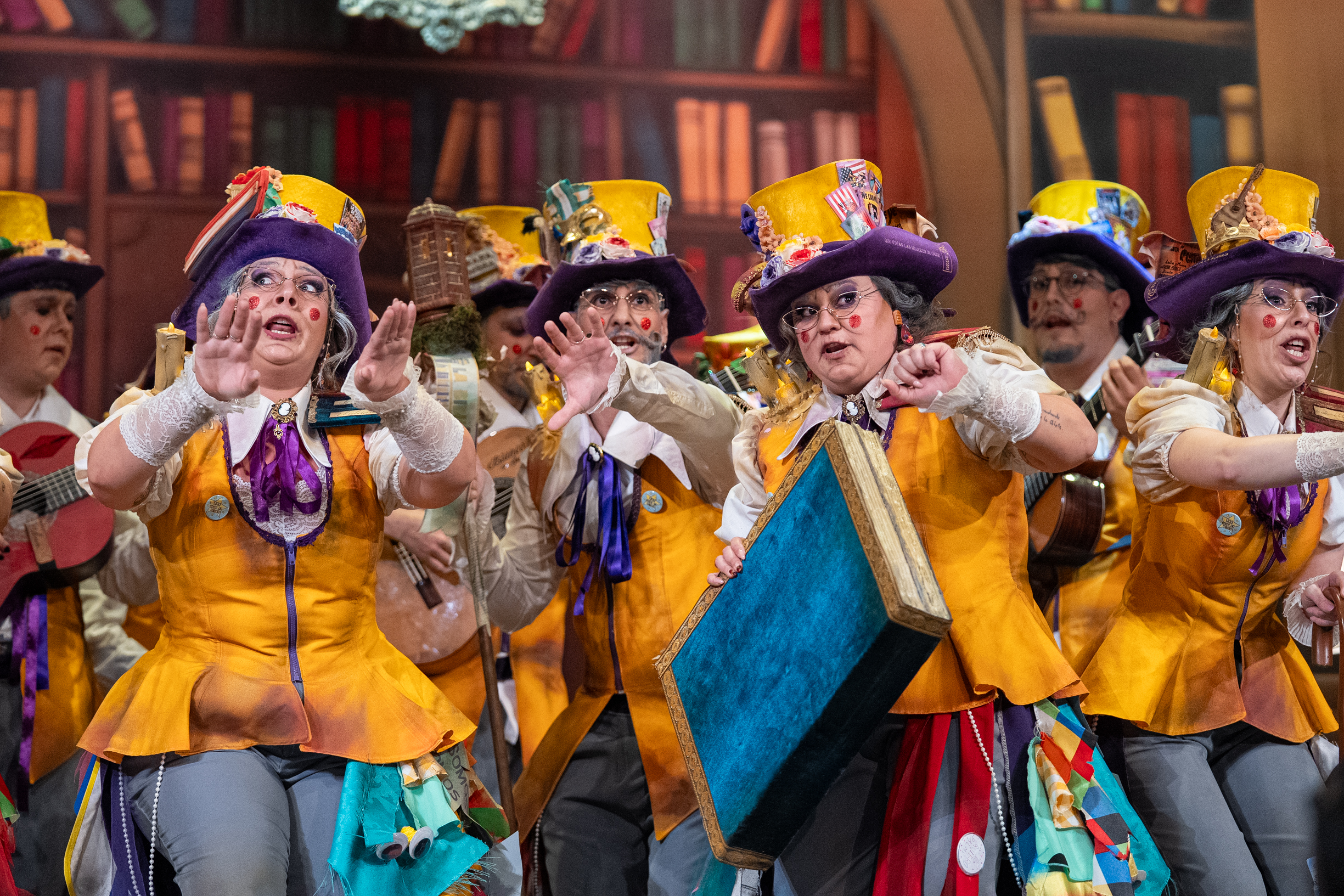 Comparsa, La biblioteca - Cuartos