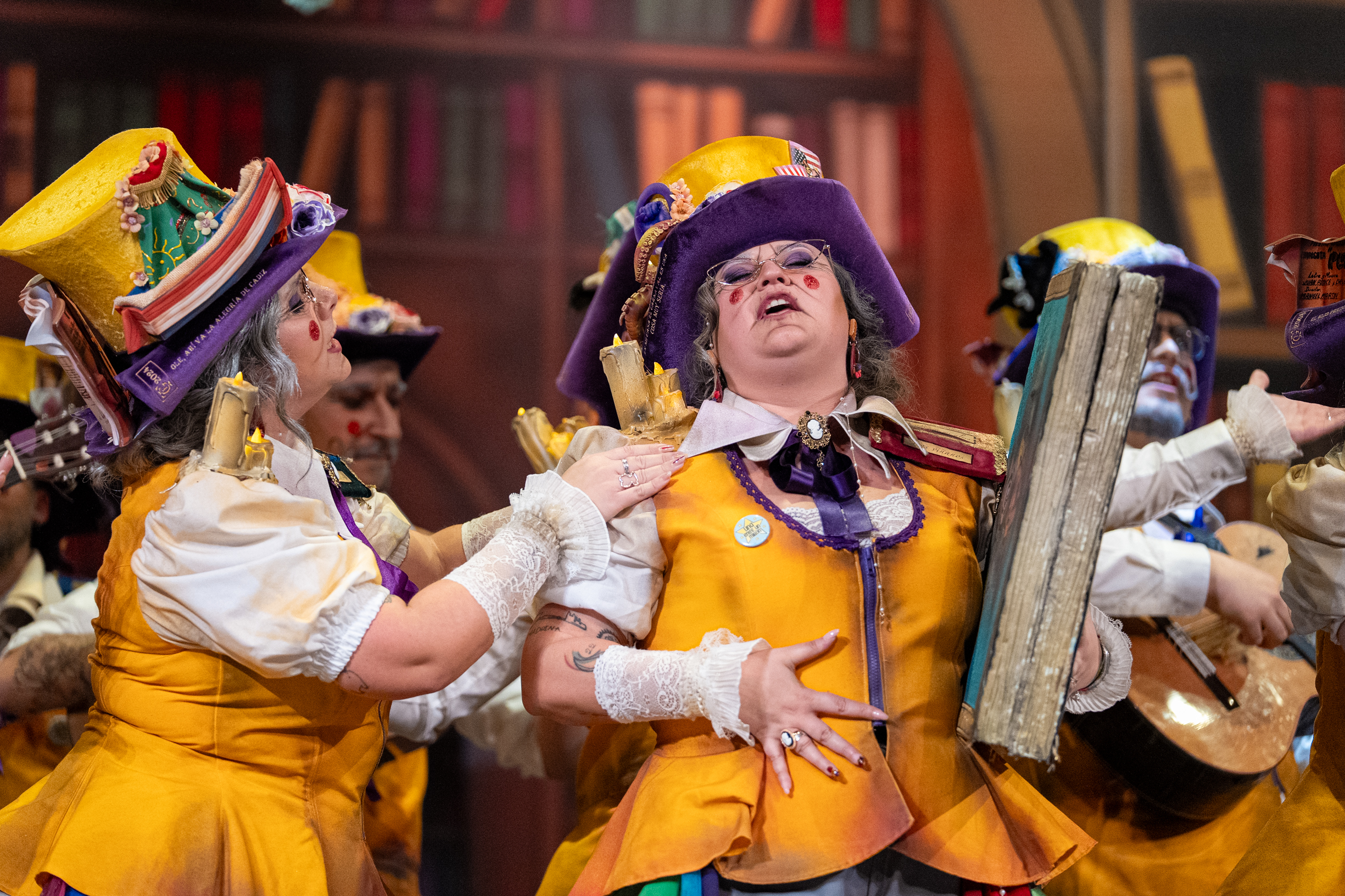 Comparsa, La biblioteca - Cuartos