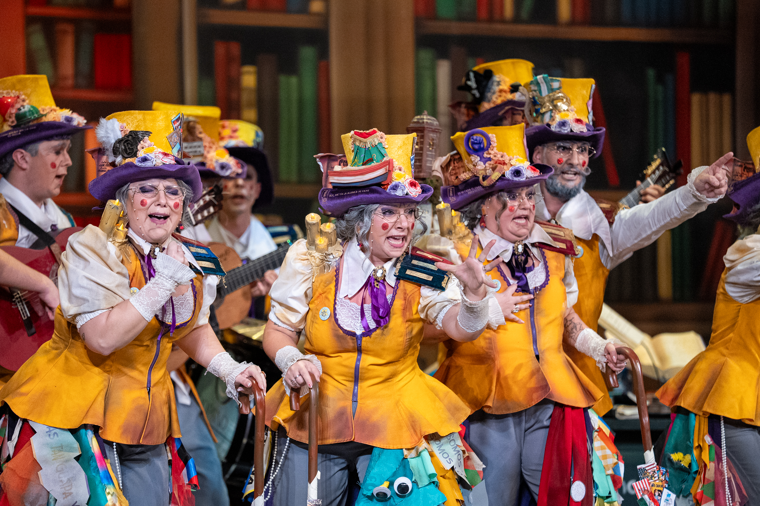 Comparsa, La biblioteca - Cuartos