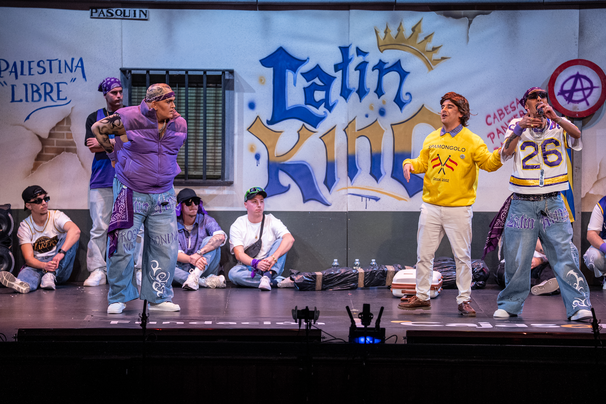 Cuarteto, Los latin king (De la calle Paskín) - Preliminares