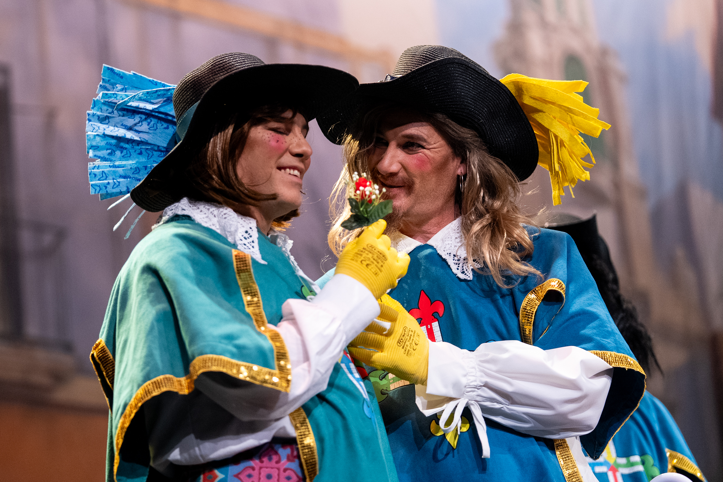 Cuarteto, Los tres cuarteteros y un aprendiz porculero - Preliminares