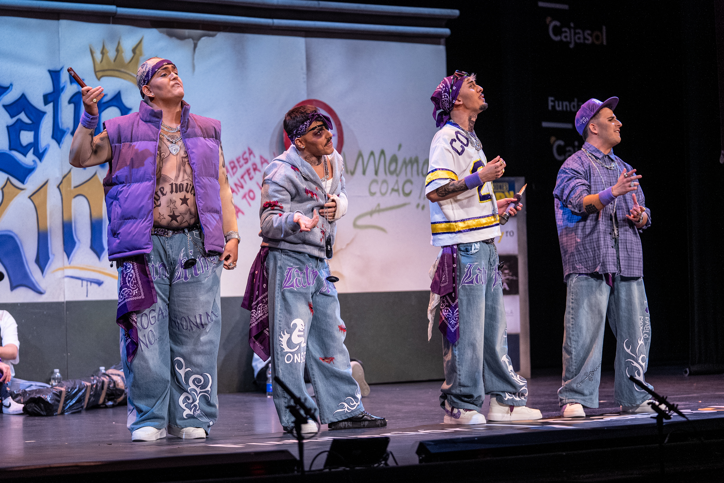 Cuarteto, Los latin king (De la calle Paskín) - Preliminares