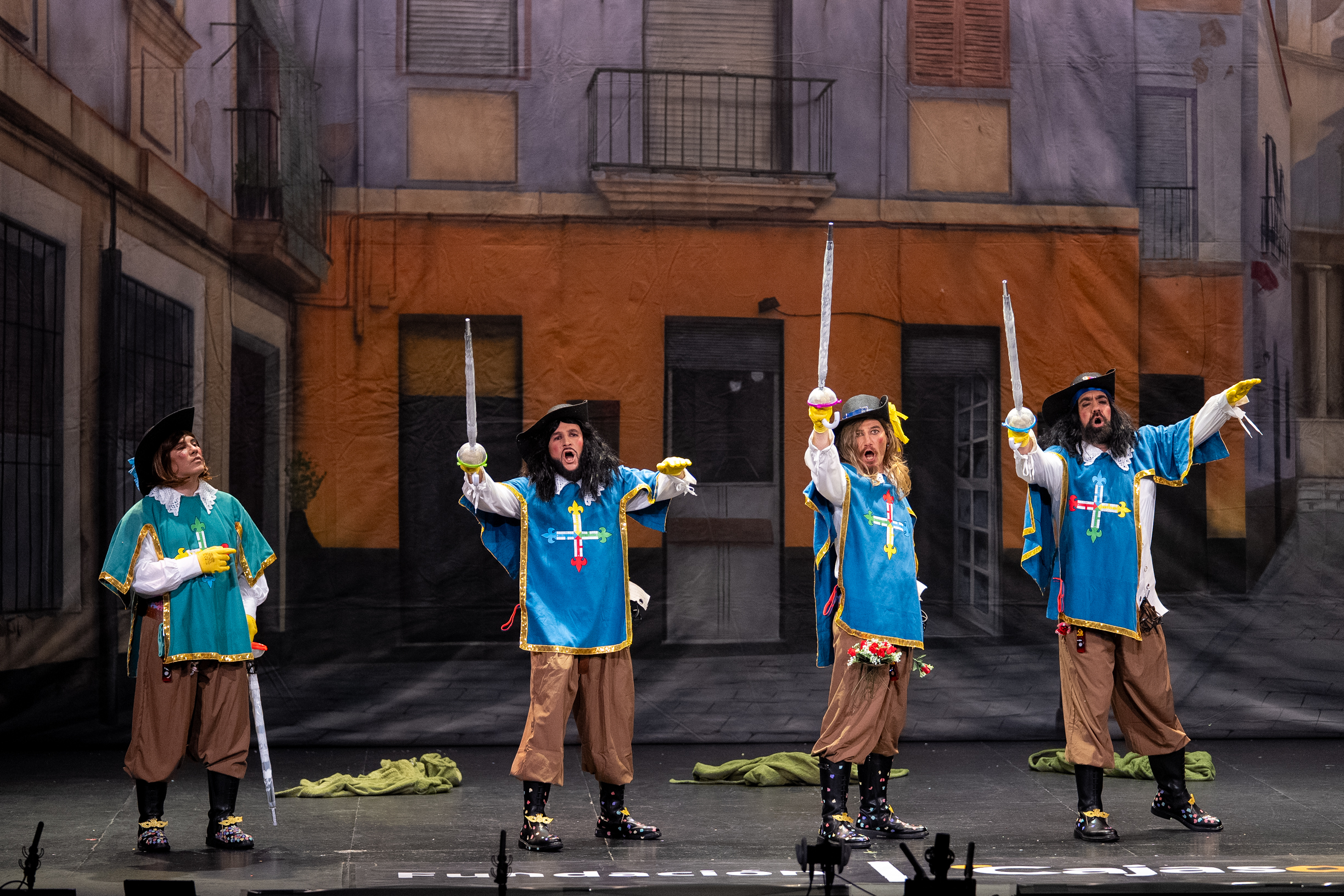 Cuarteto, Los tres cuarteteros y un aprendiz porculero - Preliminares