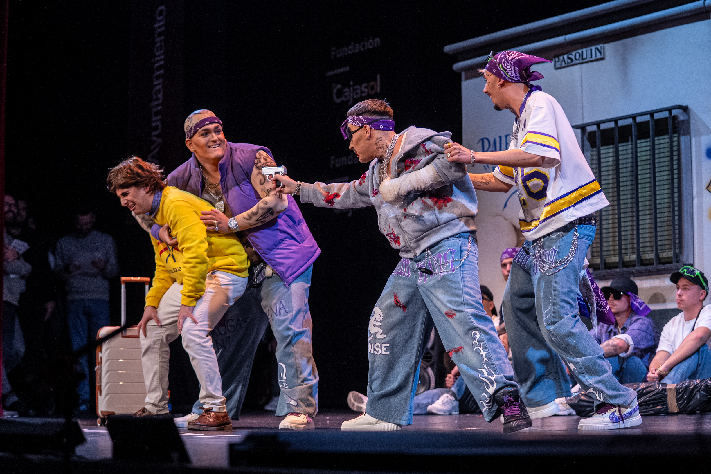 Cuarteto, Los latin king (De la calle Paskín) - Preliminares