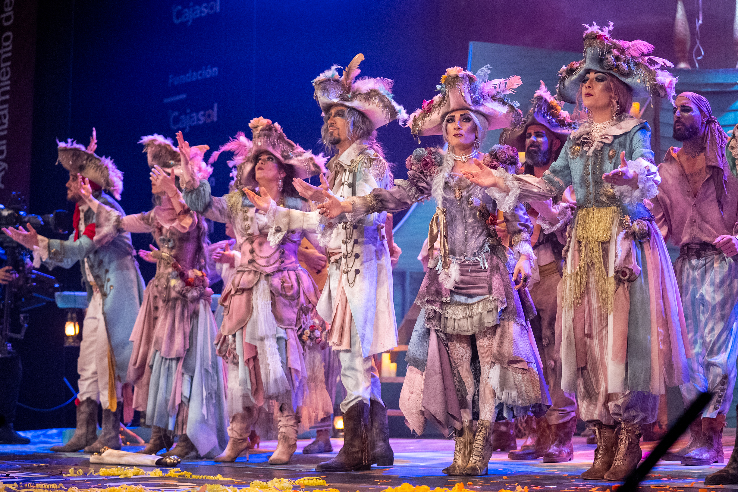 Comparsa, Contra viento y marea - Preliminares