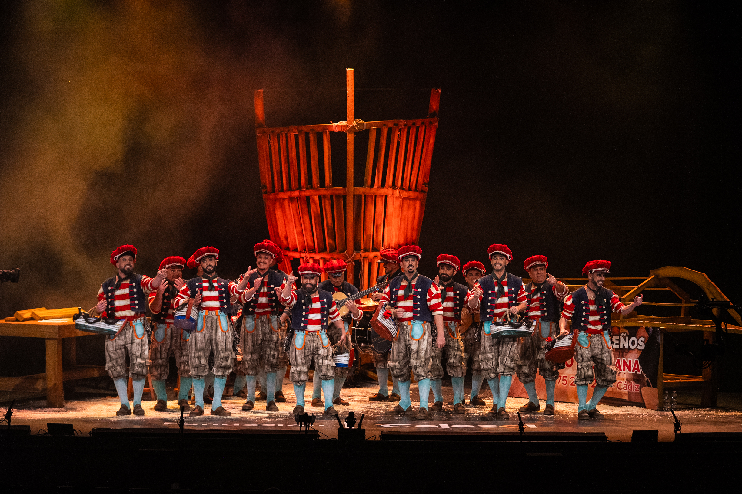 Comparsa, Los pájaros carpinteros - Preliminares