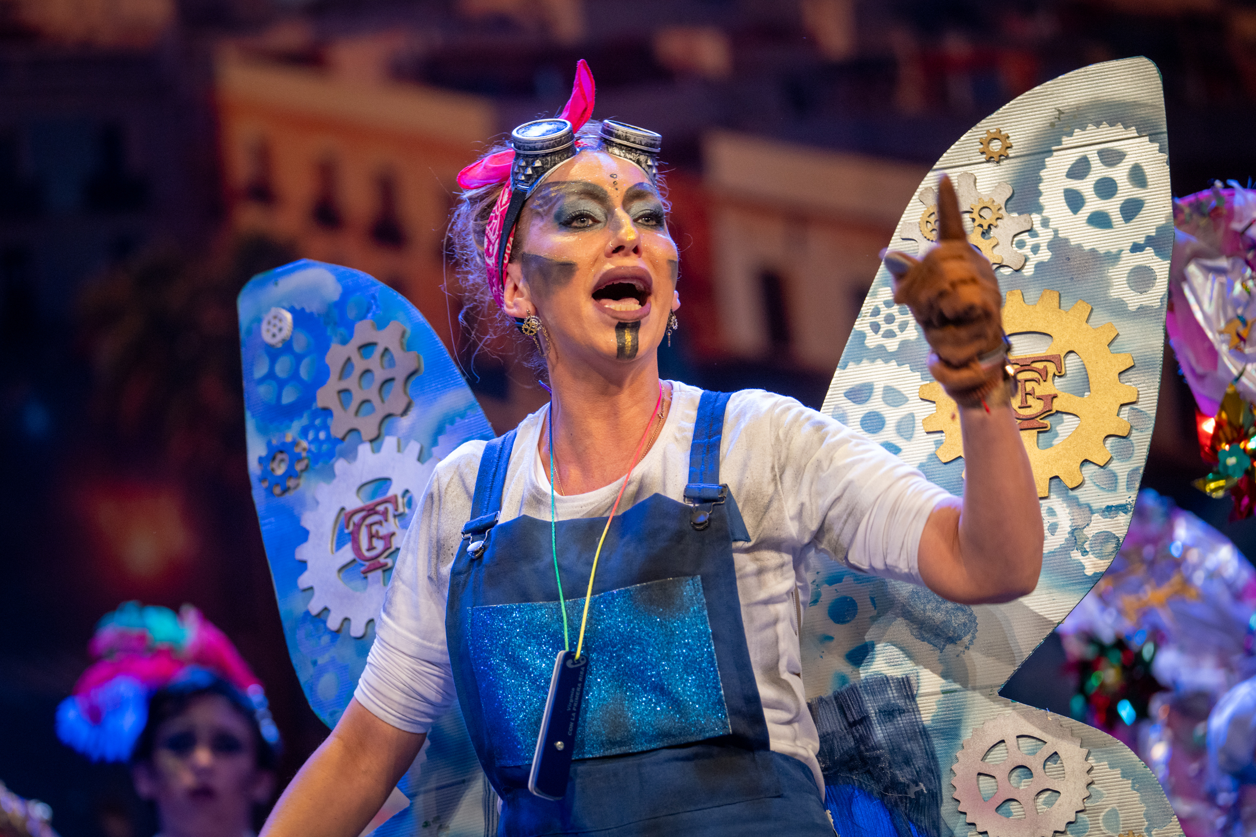 Comparsa, Con la primera risa - Preliminares