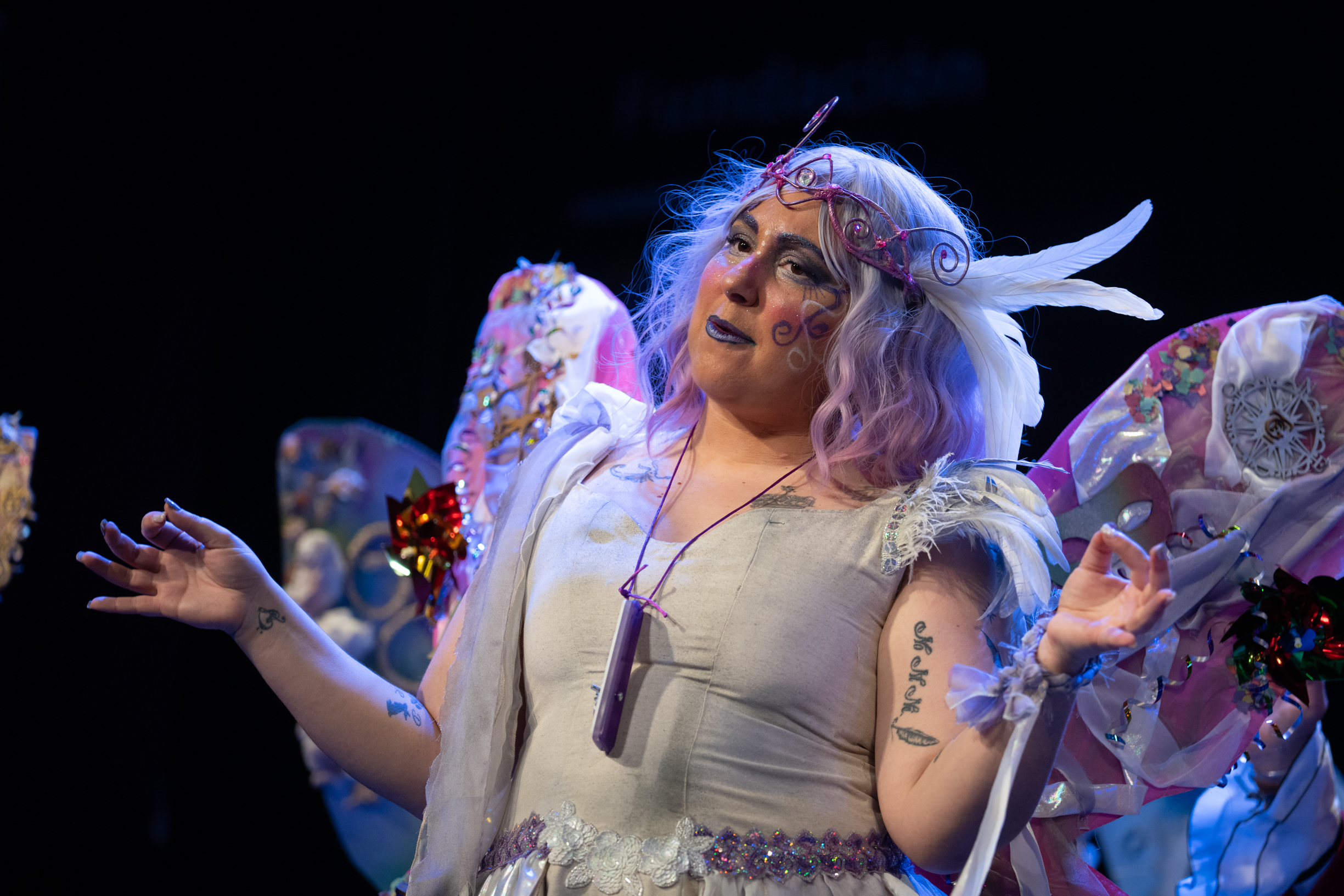 Comparsa, Con la primera risa - Preliminares