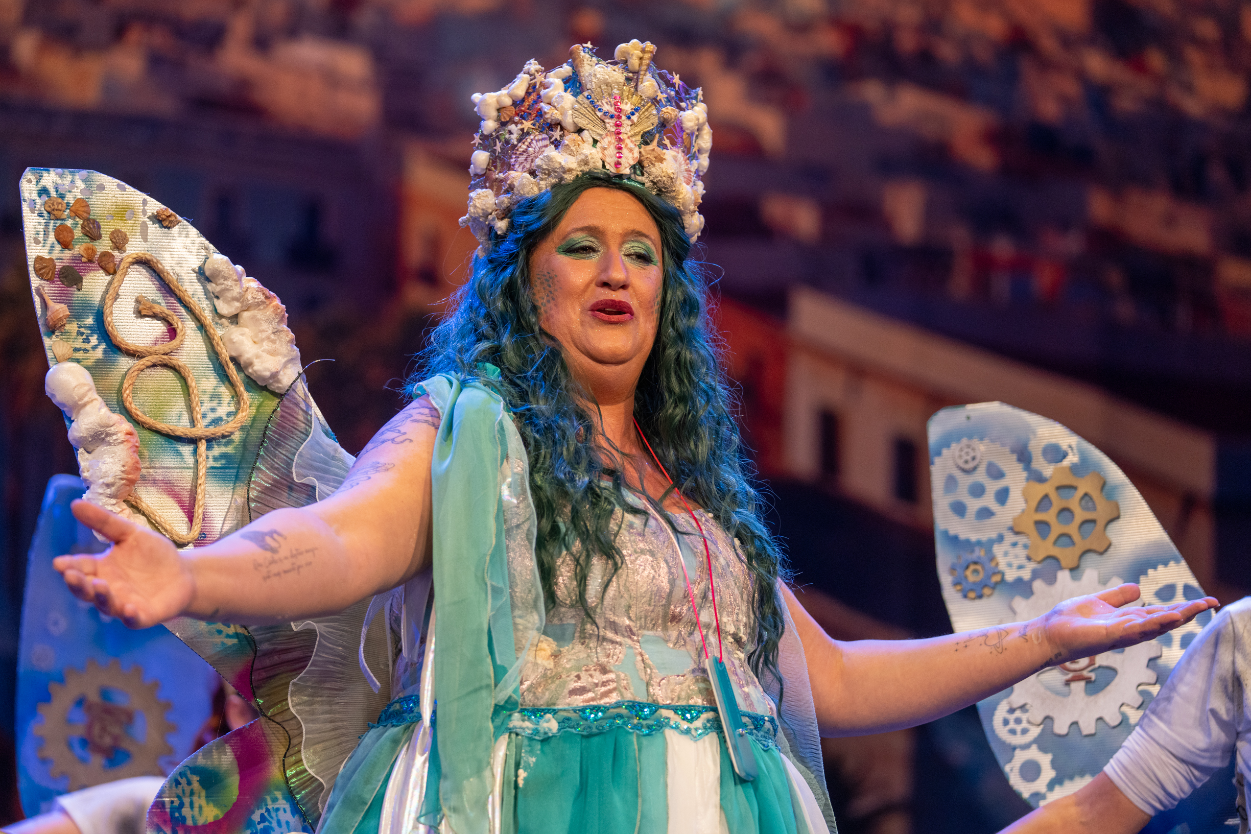 Comparsa, Con la primera risa - Preliminares