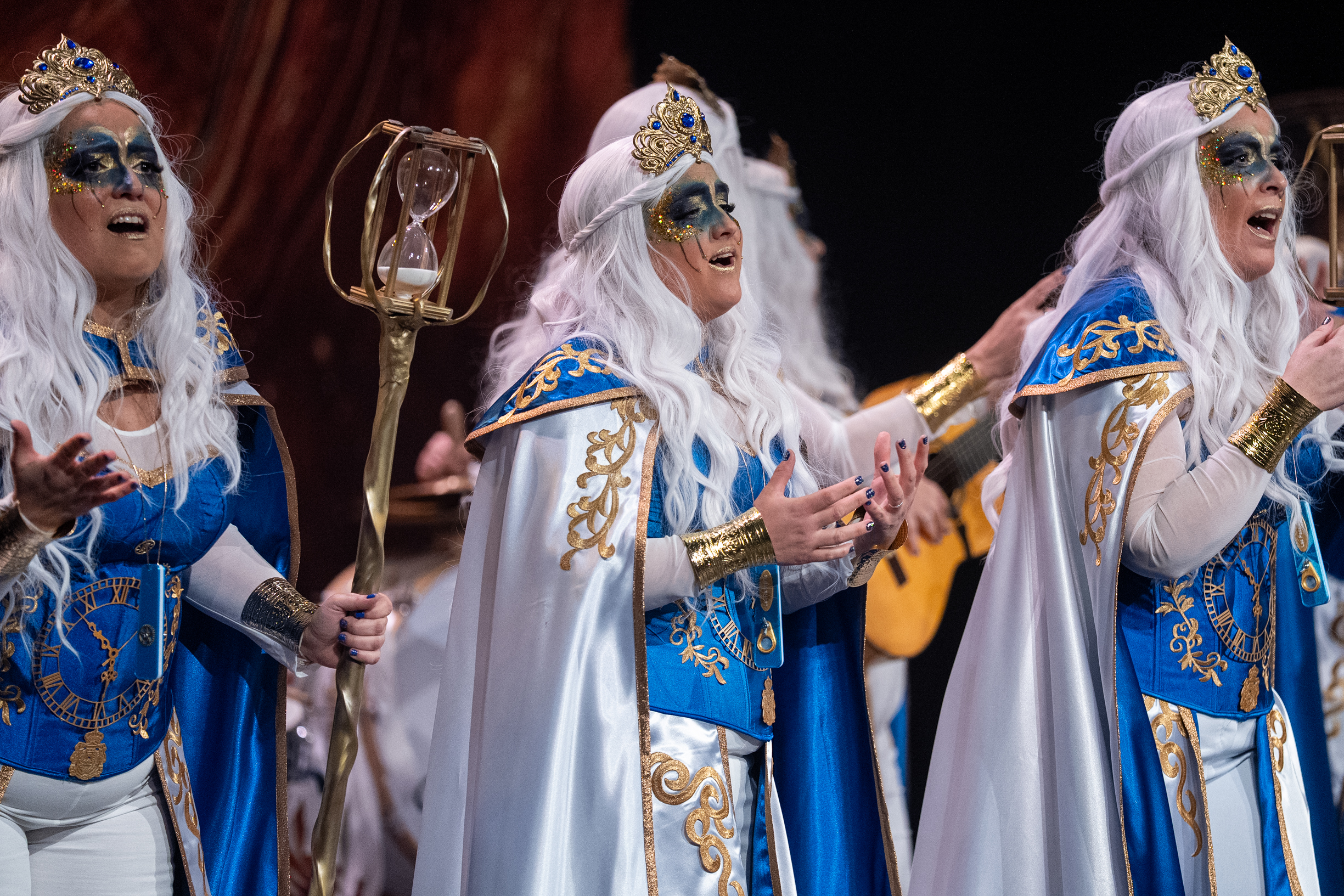 Comparsa, Las pasajeras - Preliminares