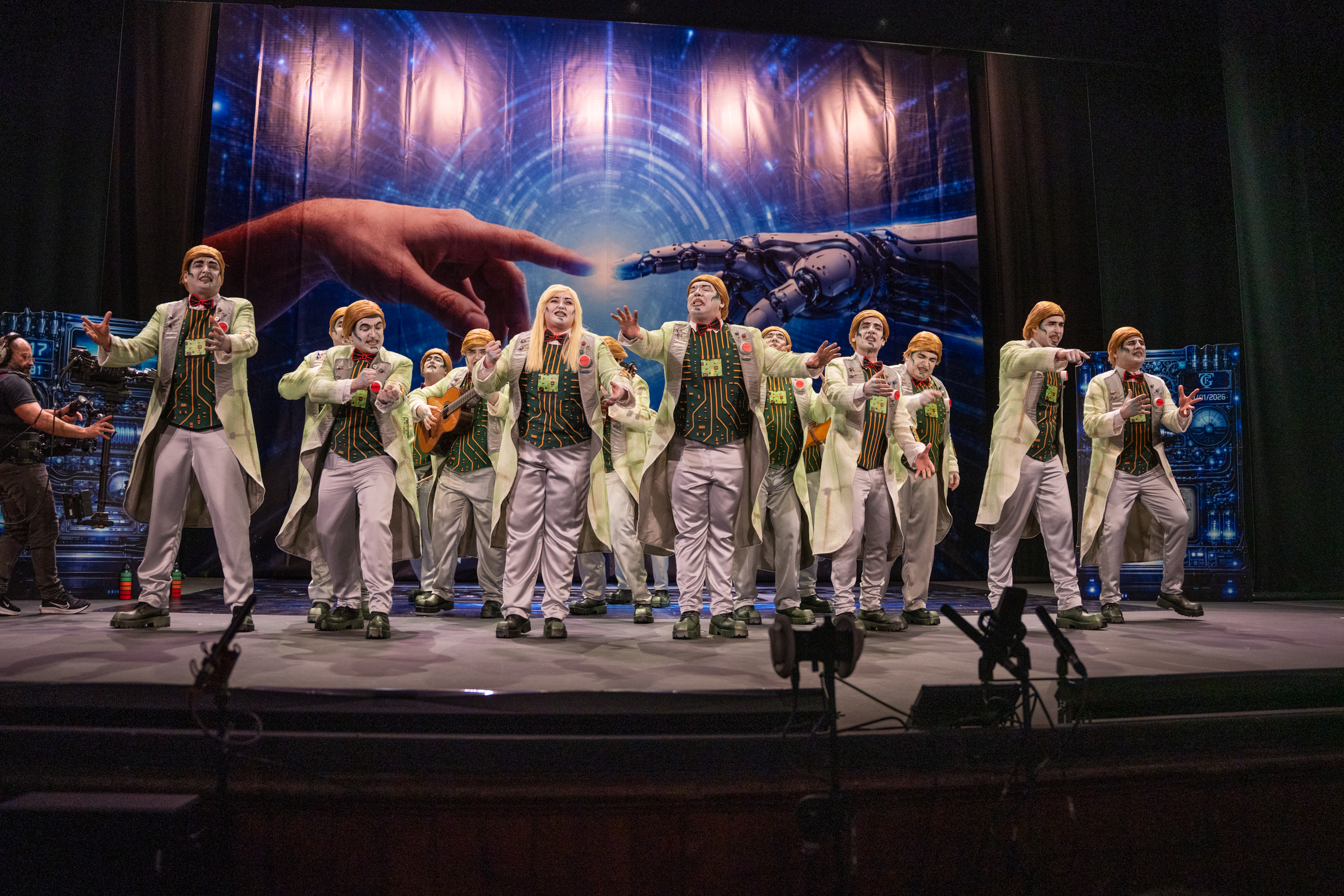 Comparsa, Los artificiales - Preliminares