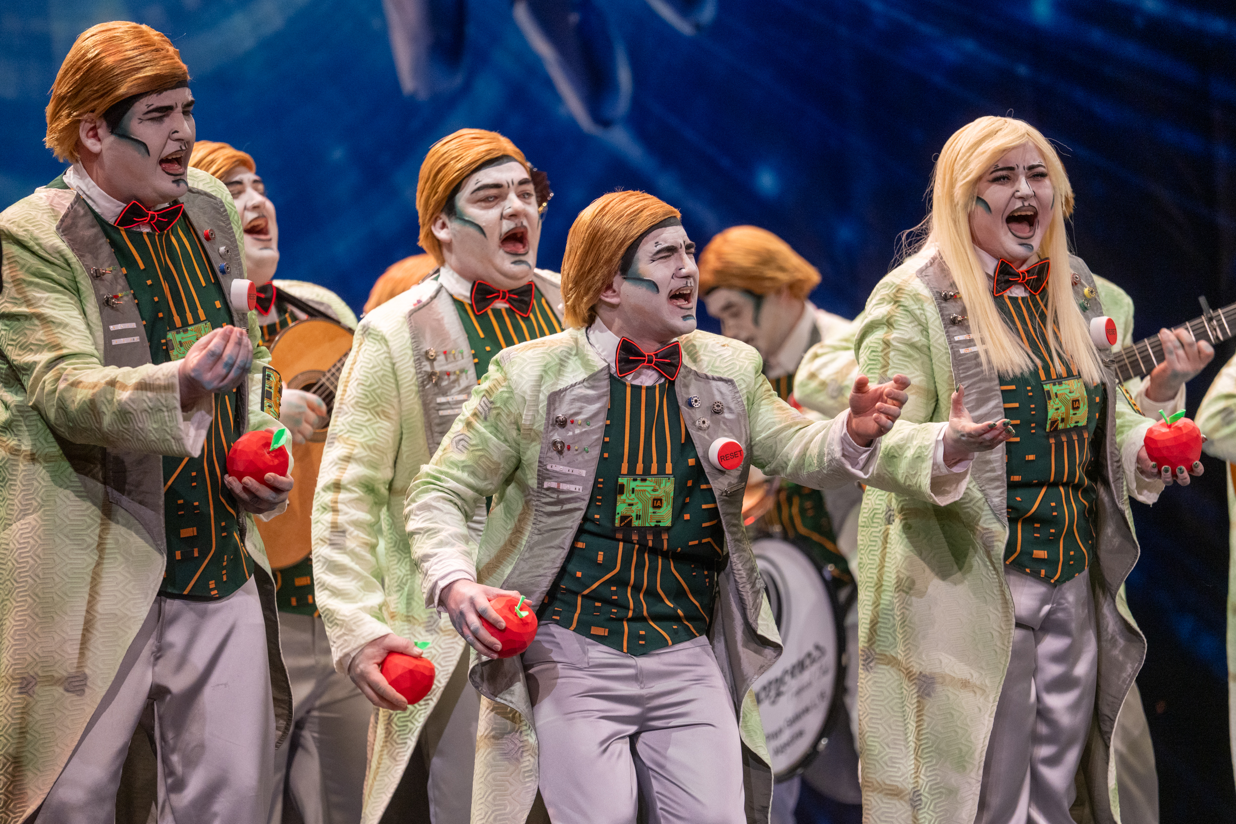 Comparsa, Los artificiales - Preliminares