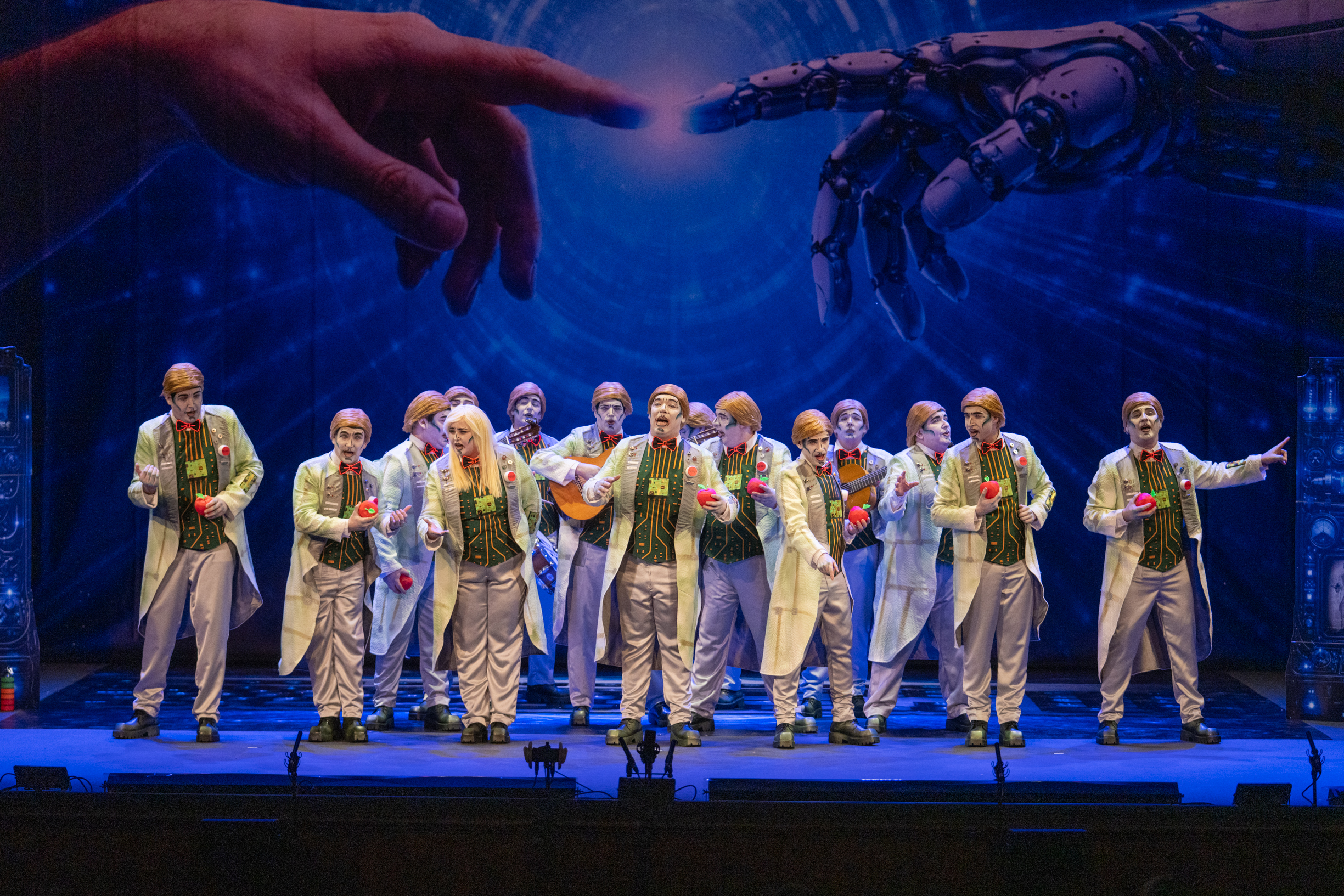 Comparsa, Los artificiales - Preliminares