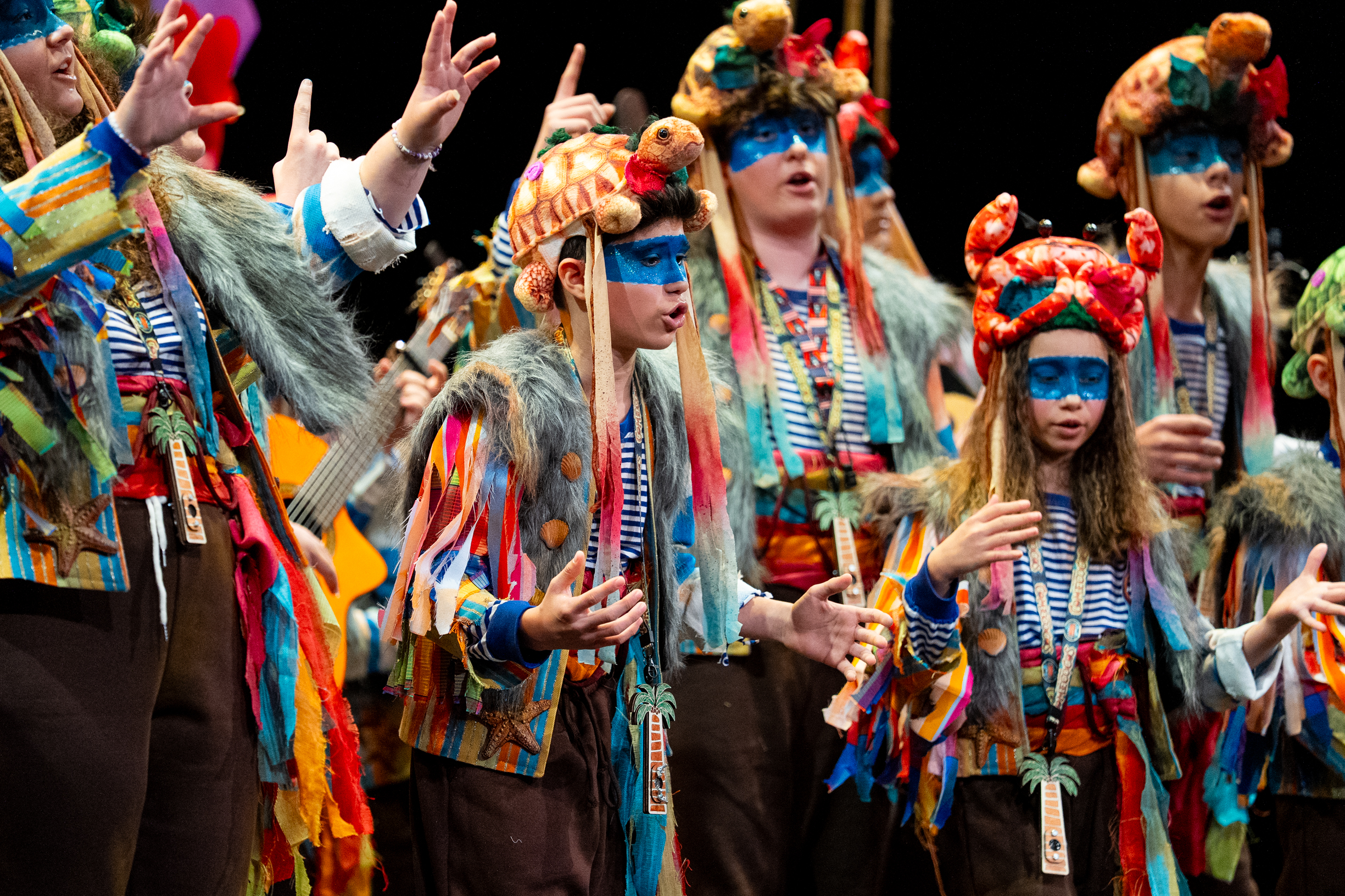 Comparsa infantil, Los Comecocos - Semifinal