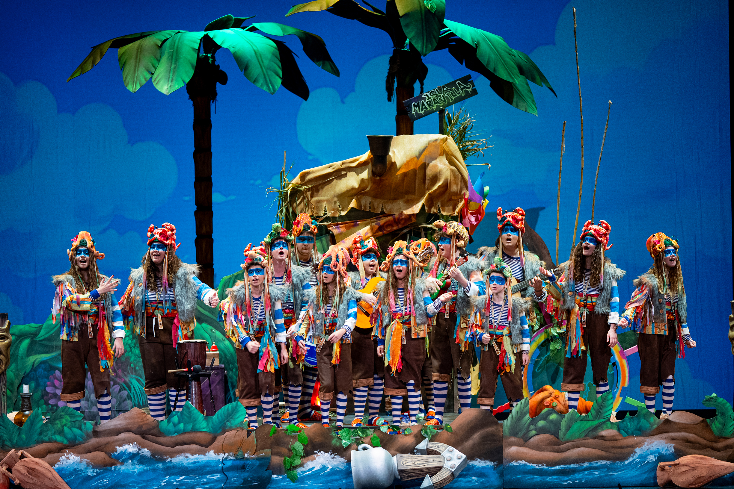 Comparsa infantil, Los Comecocos - Semifinal