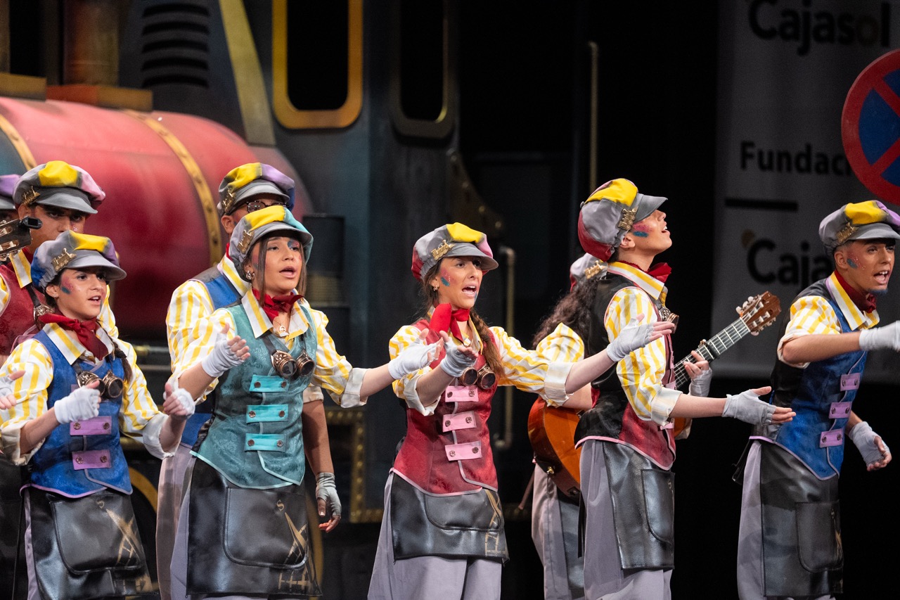 Comparsa juvenil, ¡A toda máquina! - Semifinal