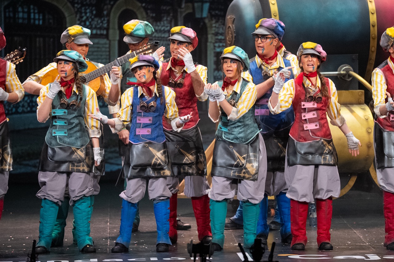 Comparsa juvenil, ¡A toda máquina! - Semifinal