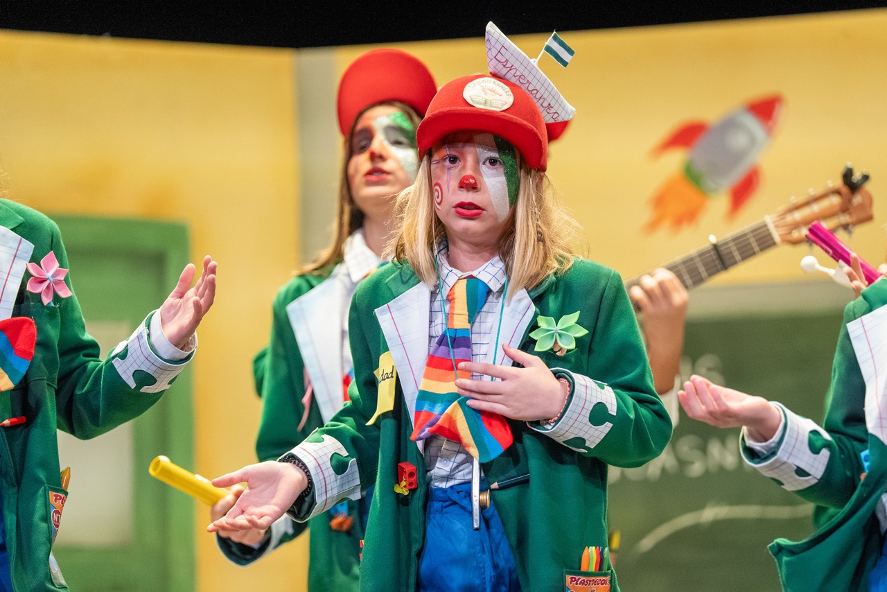 Comparsa infantil, Las guasnías - Final